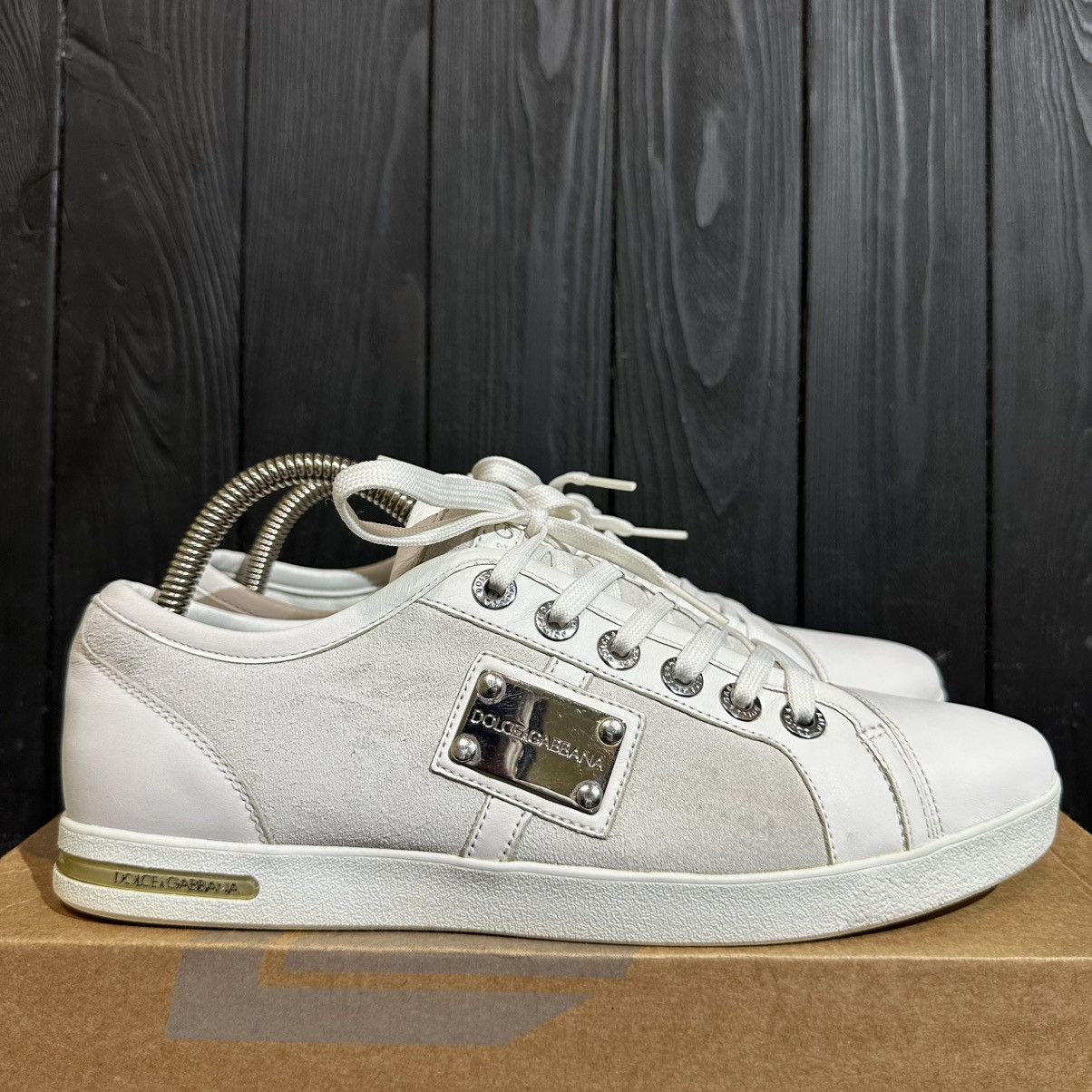 Dolce & Gabbana Dolce & Gabbana Men’s Leather Sneakers Size 6.5UK 7.5US 41EU Size US 7.5 / EU 40-41 - 1 Thumbnail