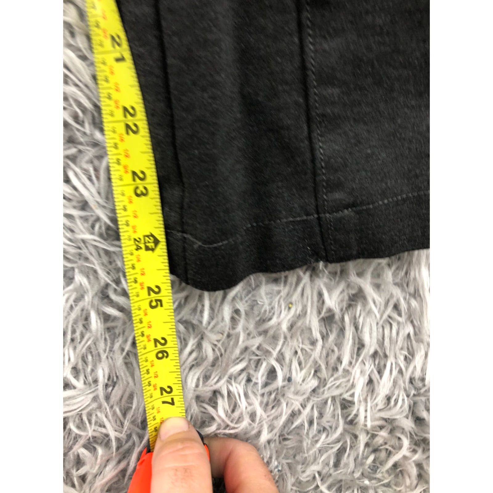 Anne Klein Anne Klein Skinny Pants Pull On Size XL Womens Black Knit Elastic Waist Pockets Regular Rise 26in Ankle Front Flat Front Modern Classic Size 40" / US 18 - 3 Thumbnail