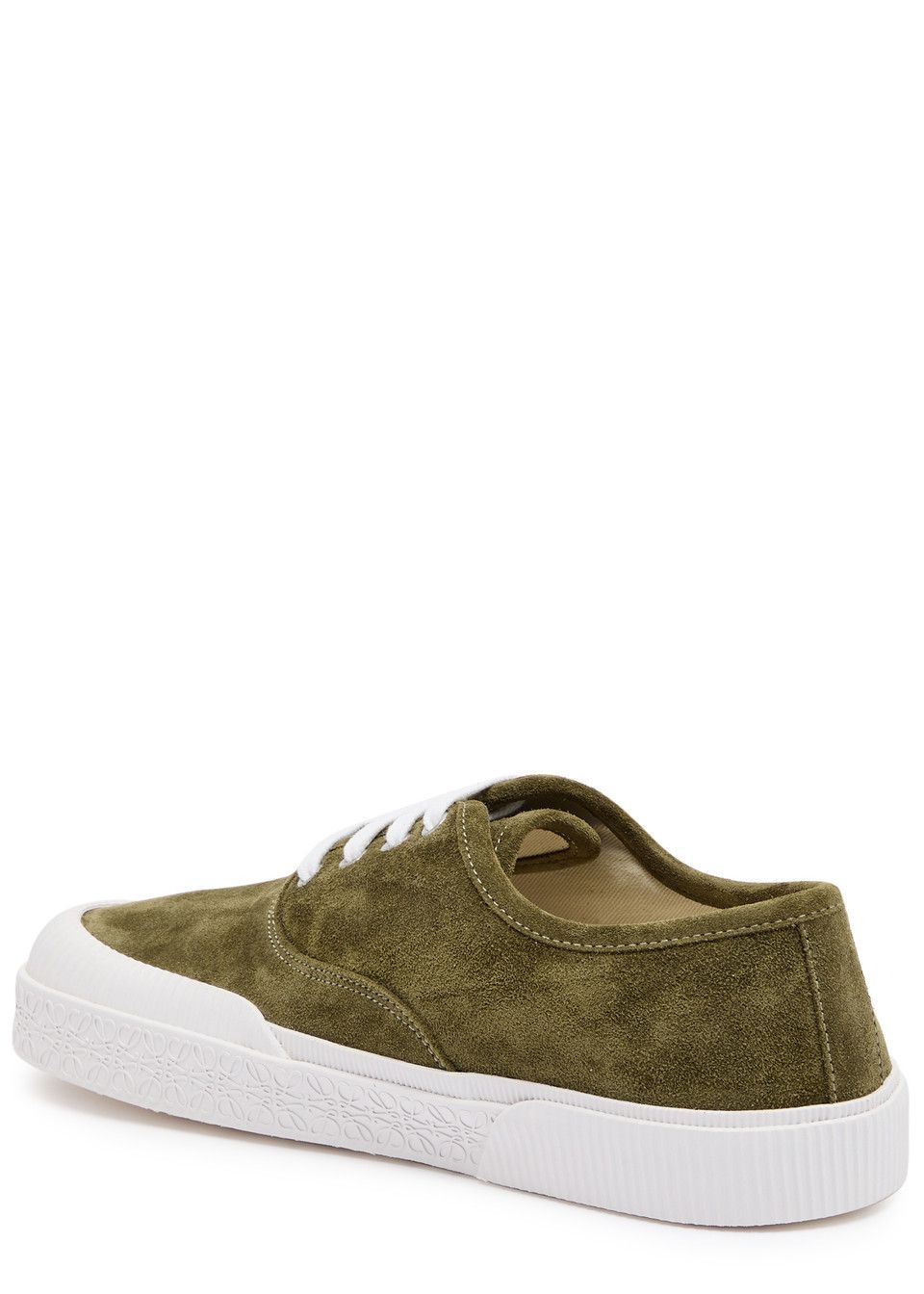 Loewe o1in1g0526 Terra Vulca Suede Sneakers in Green Size US 10 / EU 43 - 2 Thumbnail
