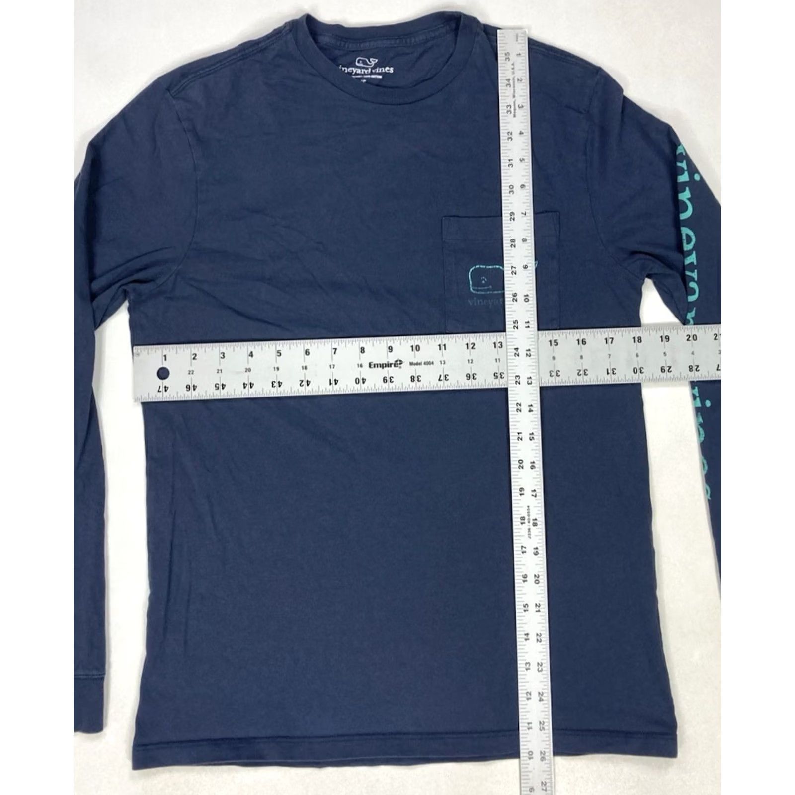 Vineyard Vines Vineyard Vines Graphic Pocket T-shirt Men XS Blue Long Sleeve Crew Neck Shirt Men XS Blue Graphic Print Pockets Logo Regular Cotton Size US S / EU 44-46 / 1 - 5 Thumbnail