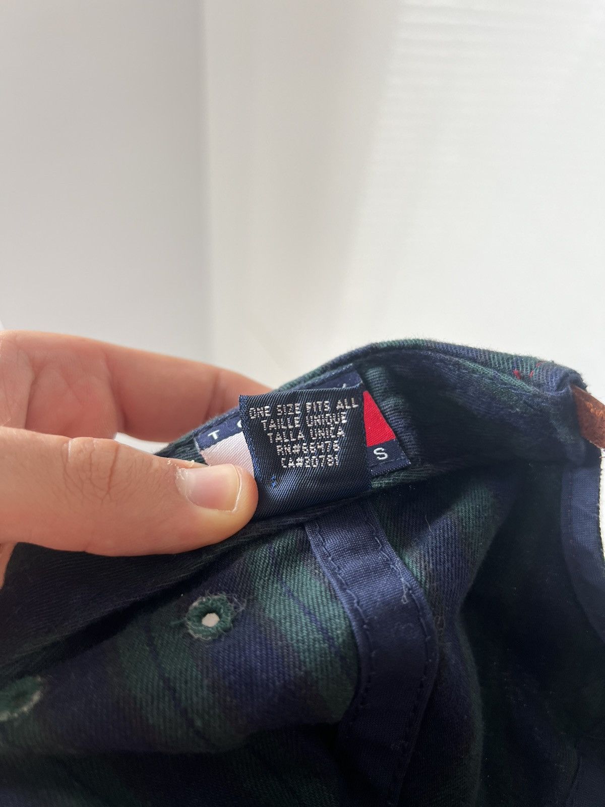 Tommy Hilfiger ‼️Tommy Hilfiger Vintage Double Flanel Wool Style Cap Leather Size ONE SIZE - 18 Thumbnail