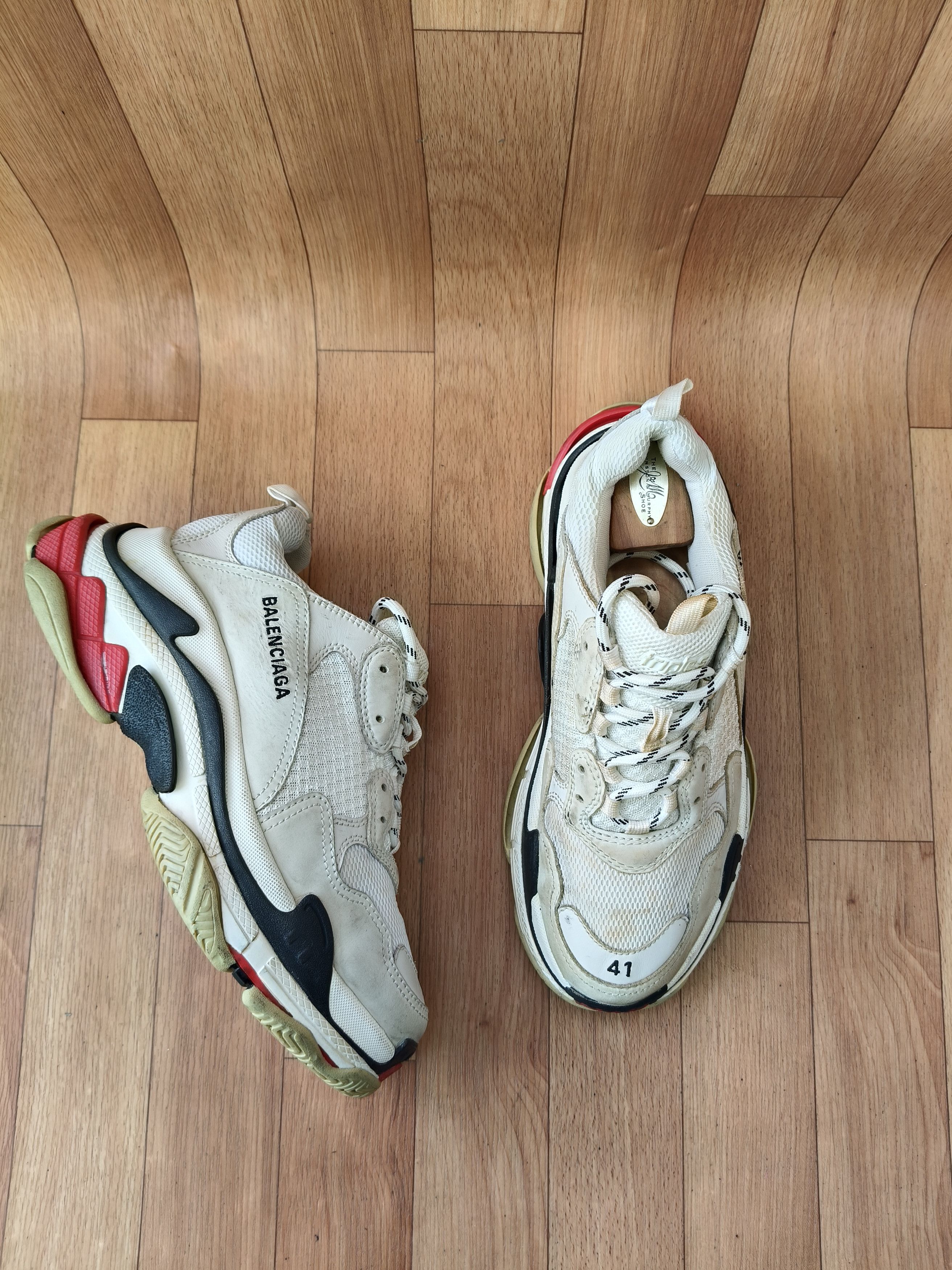 Balenciaga BALENCIAGA TRACK TRIPLE S SNEAKERS Size US 8 / EU 41 - 5 Thumbnail