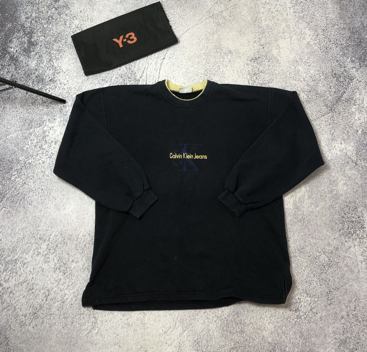Calvin Klein Vintage men’s sweater Calvin Klein jeans very retro y2k dril Size US XL / EU 56 / 4 - 1 Thumbnail