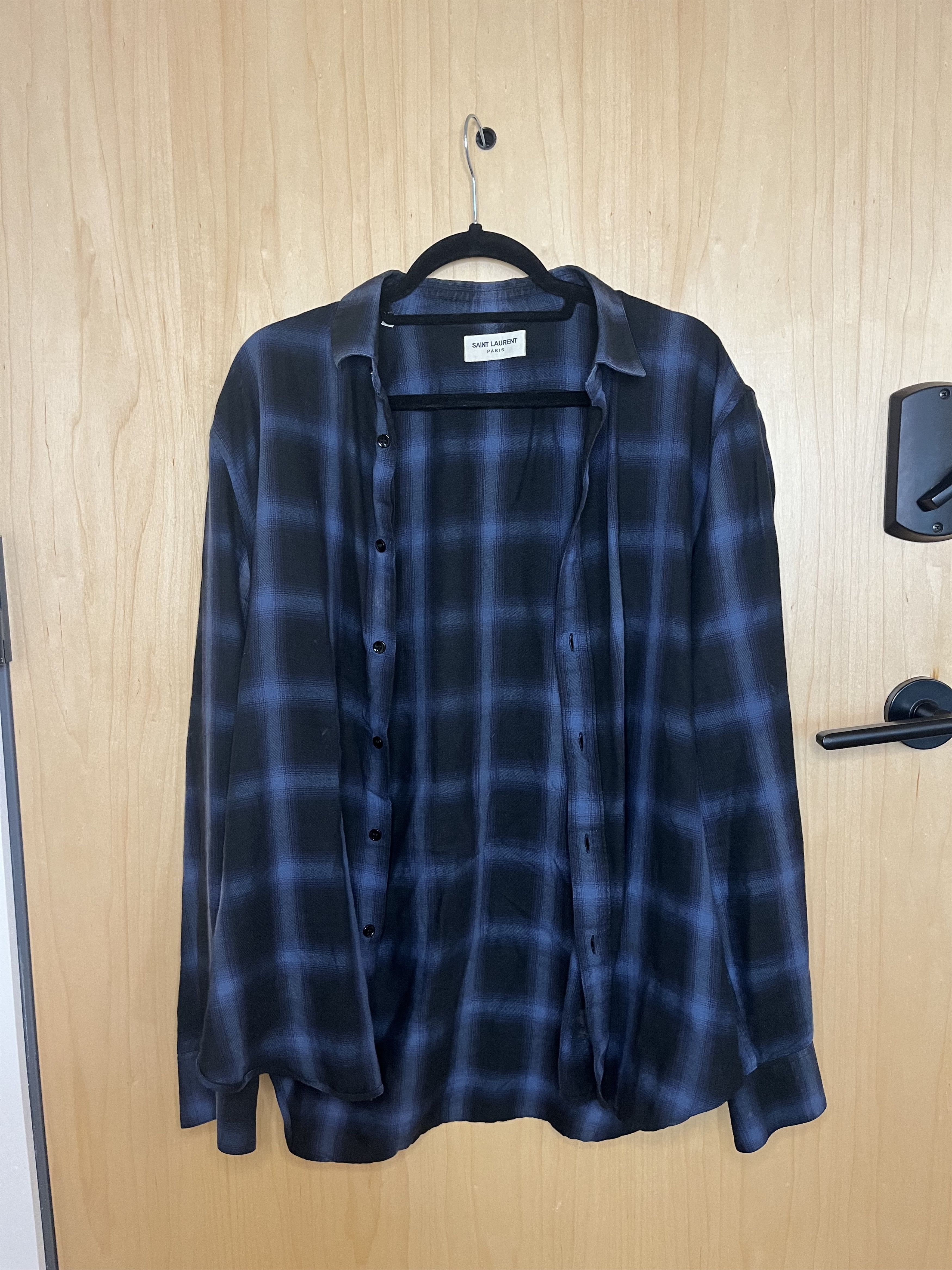 Saint Laurent Paris Button Up Dress Shirt