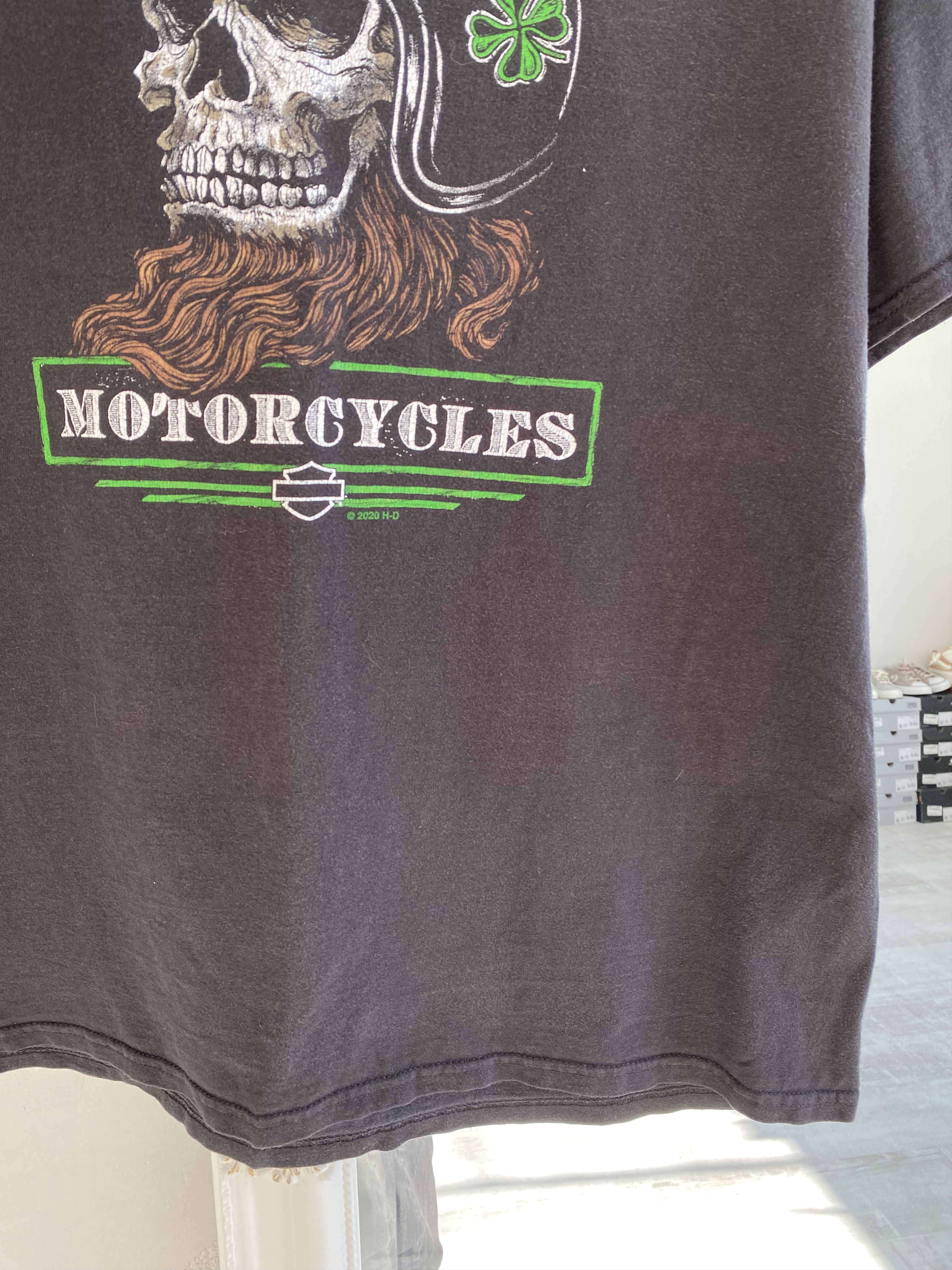 Harley Davidson Harley Davidson Switzerland Washed Black Tee T Shirt Size US L / EU 52-54 / 3 - 6 Thumbnail