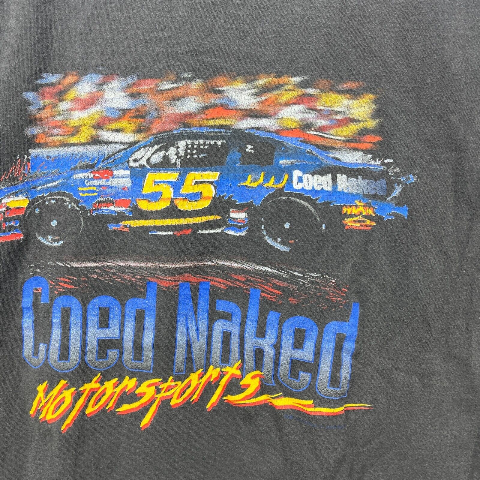 Vintage Vintage 90s Sun Faded NASCAR Racing Single Stitch T-Shirt XL Size US XL / EU 56 / 4 - 3 Thumbnail
