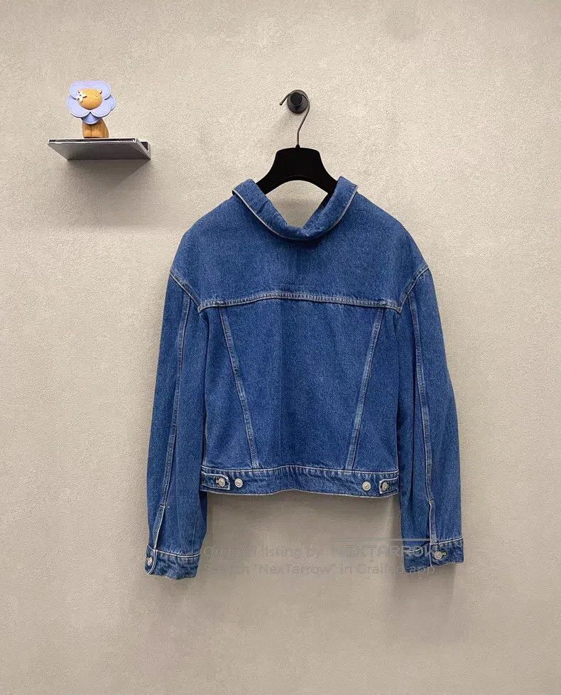 Balenciaga Balenciaga Blue Denim Jacket Size XS / US 0-2 / IT 36-38 - 2 Thumbnail