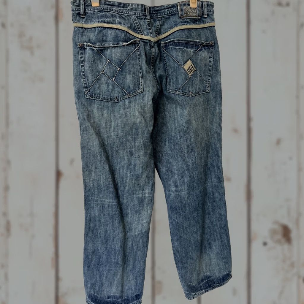 Denime VINTAGE Girbaud Jeans Men Regular 38 Blue 90s Wide-Leg Denim 33in Inseam Mens Size US 38 / EU 54 - 1 Thumbnail