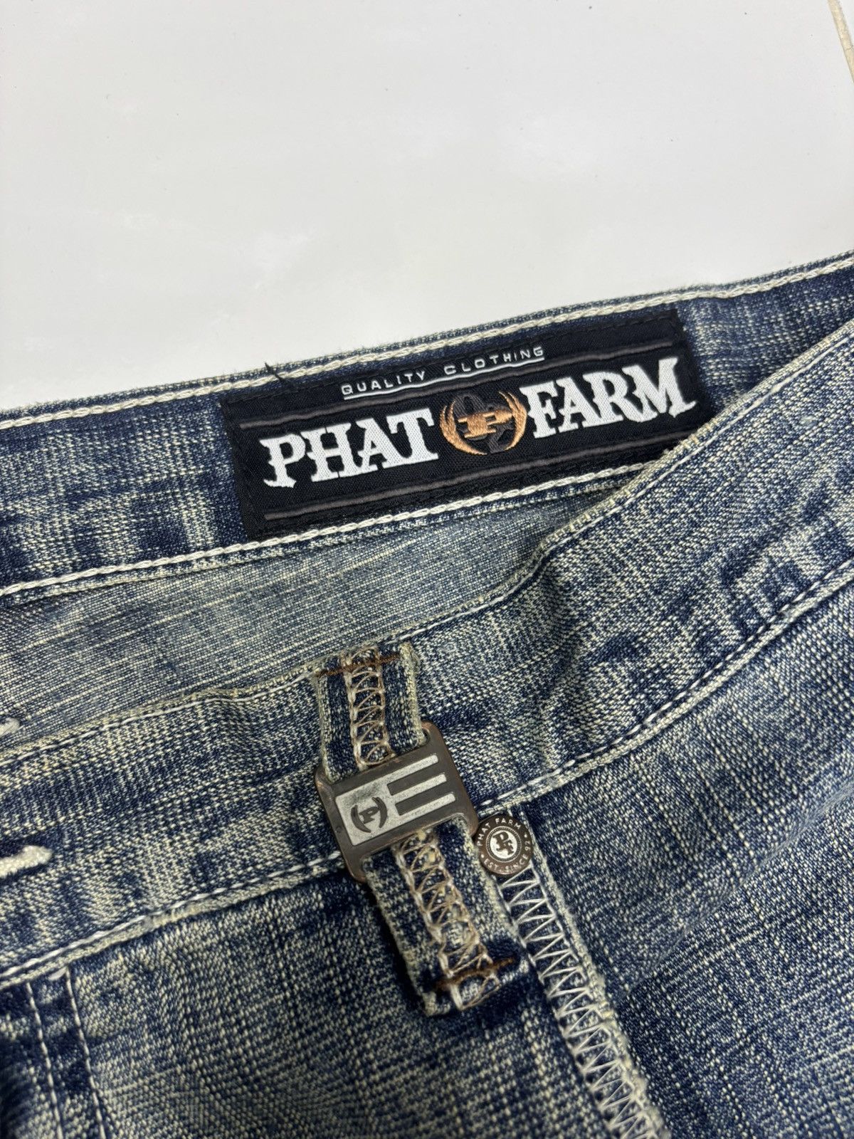 Kapital Baggy Jeans Phat Farm Embroidery Rare Design Jeans Size US 38 / EU 54 - 9 Thumbnail