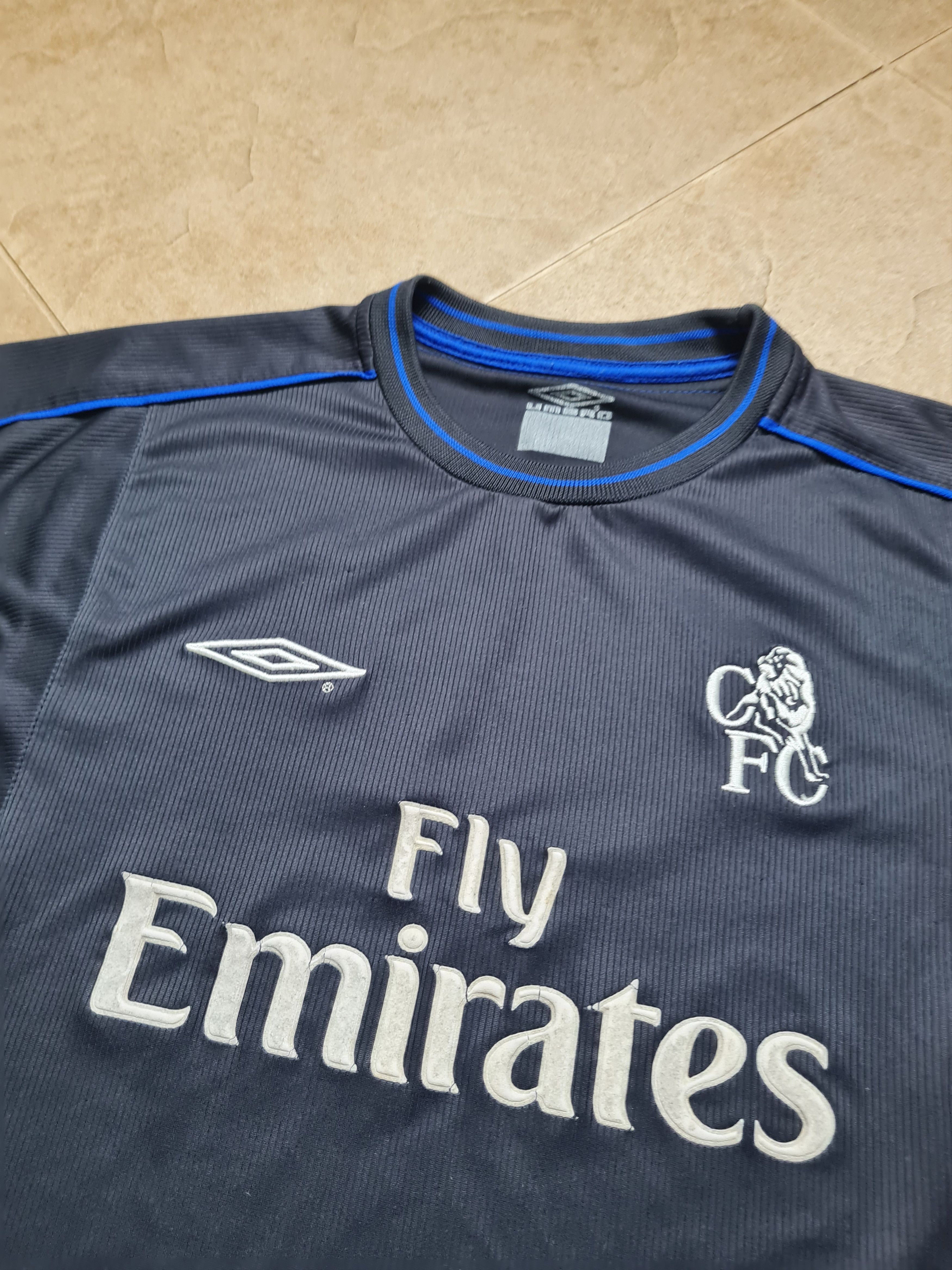 Umbro Football Retro Vintage Jersey Chelsea FC 2002-03 UMBRO Away Size US M / EU 48-50 / 2 - 11 Thumbnail