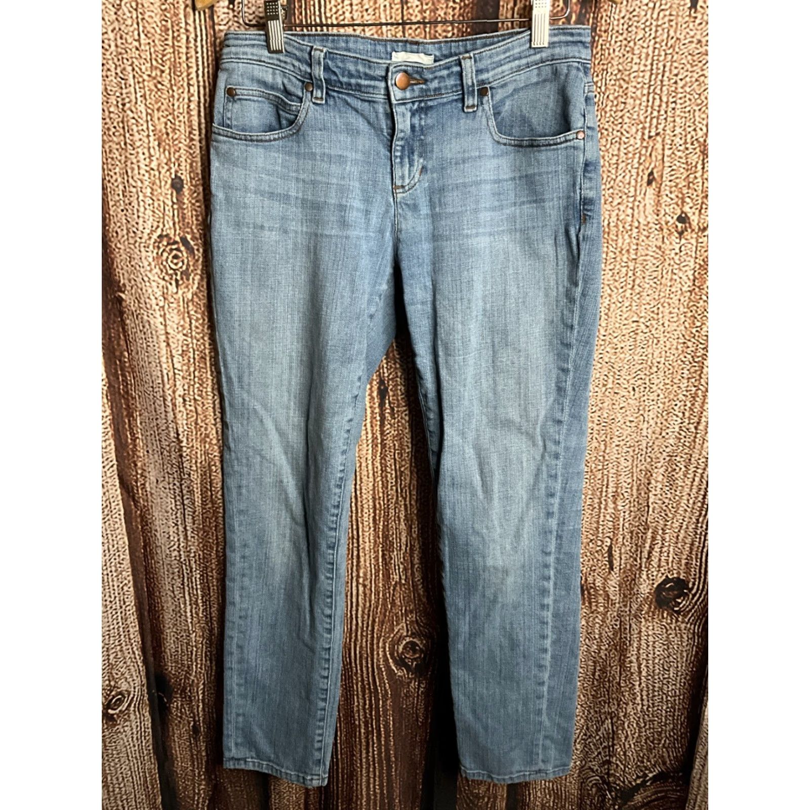 Eileen Fisher VINTAGE not applicable. (Note: Original says Vintage: No) Eileen Fisher Jeans Womens 4 blue denim skinny designer preppy casual classic Size 27" / US 4 / IT 40 - 2 Thumbnail