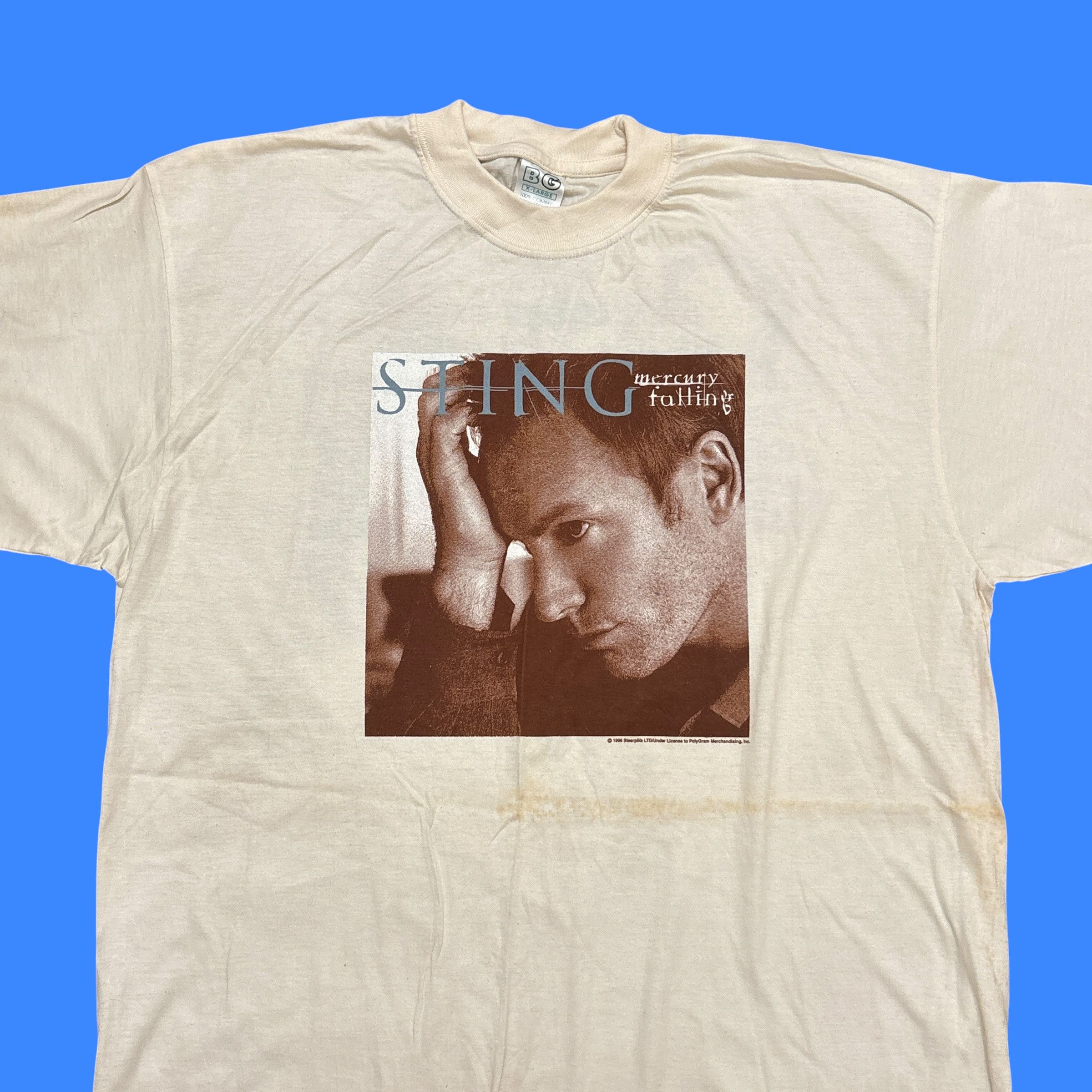 Band Tees Vintage Sting Shirt 90s Tour Concert Merch Rock Band Tee Size US XL / EU 56 / 4 - 3 Thumbnail