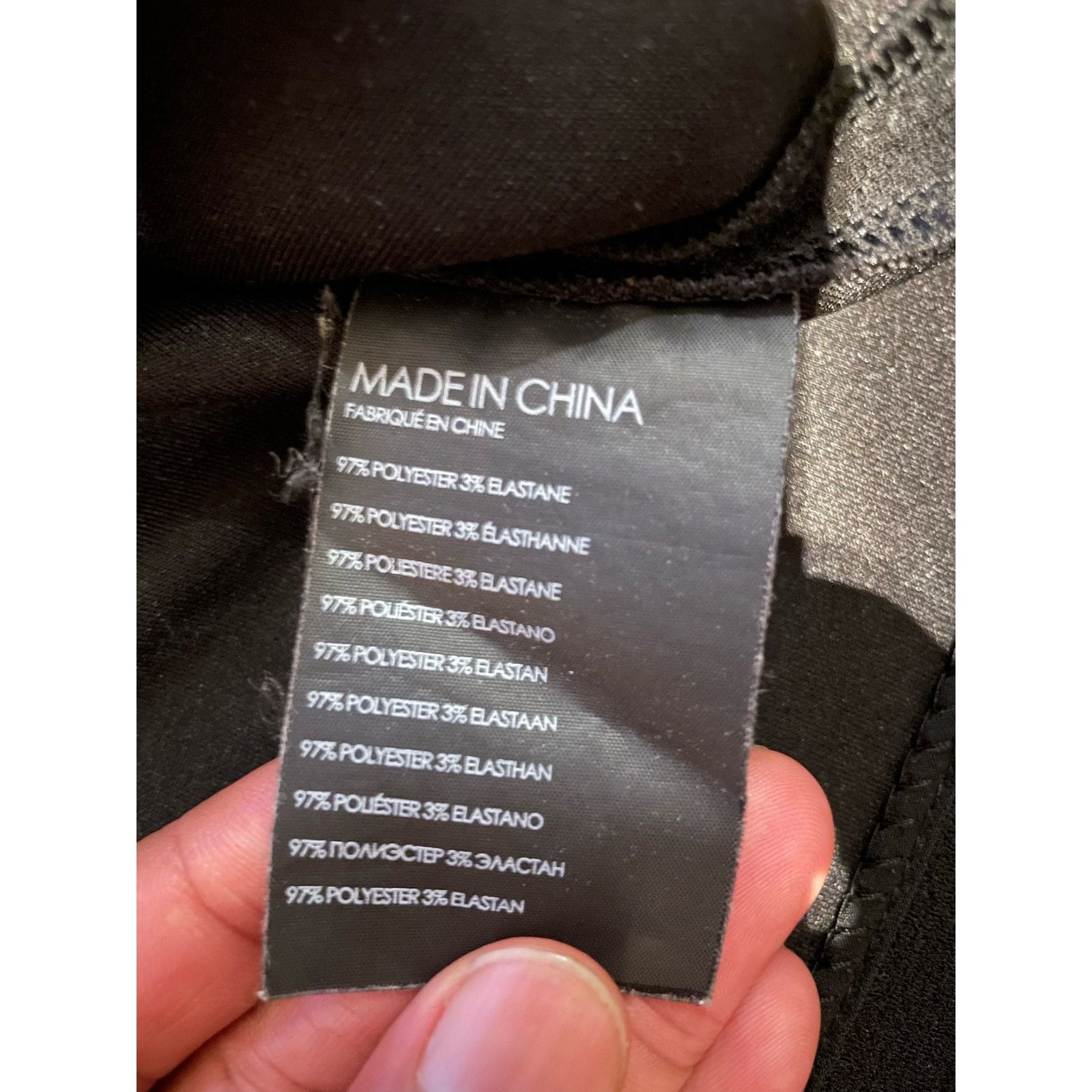 Club Monaco Club Mónaco - Long Sleeve Mock Neck Tricot Top / Black / M Size M / US 6-8 / IT 42-44 - 7 Thumbnail