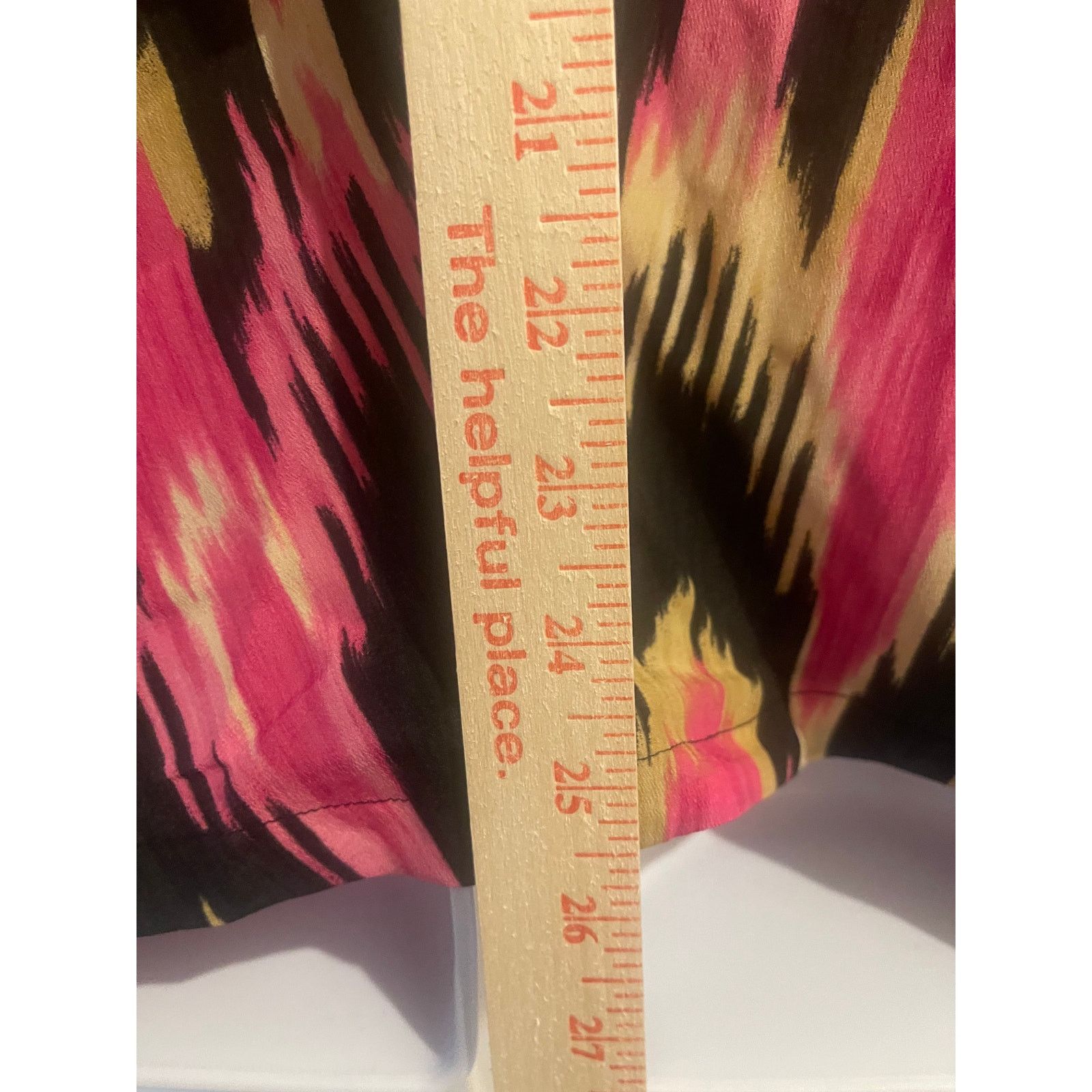 Michael Kors Michael Kors Pink Abstract Zip Blouse Small Lightweight Top Size S / US 4 / IT 40 - 4 Thumbnail