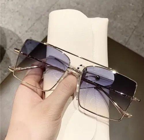 Designer × Vintage Vintage square frame sunglasses Size ONE SIZE - 4 Thumbnail