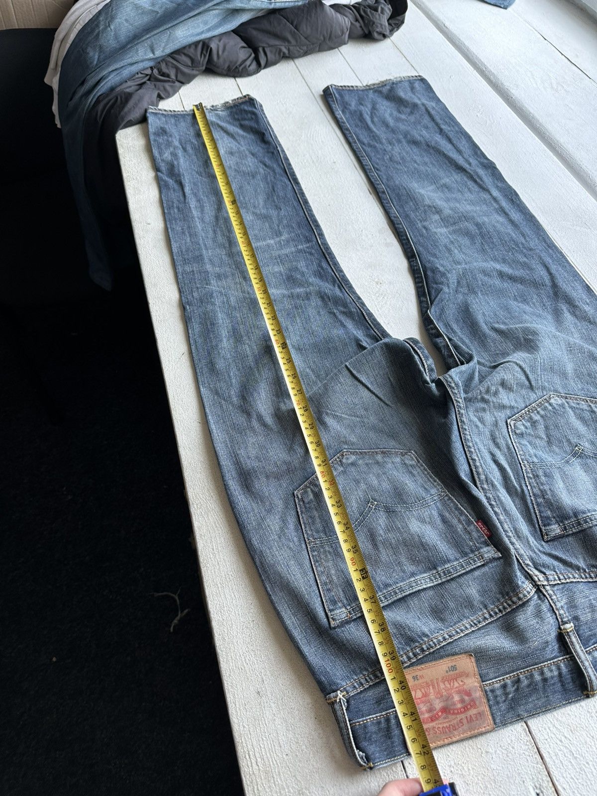 Levi's × Vintage 🚨Vintage 90s Levis Jeans 501 LEGEND y2k Light Wash Denim Size US 36 / EU 52 - 11 Thumbnail