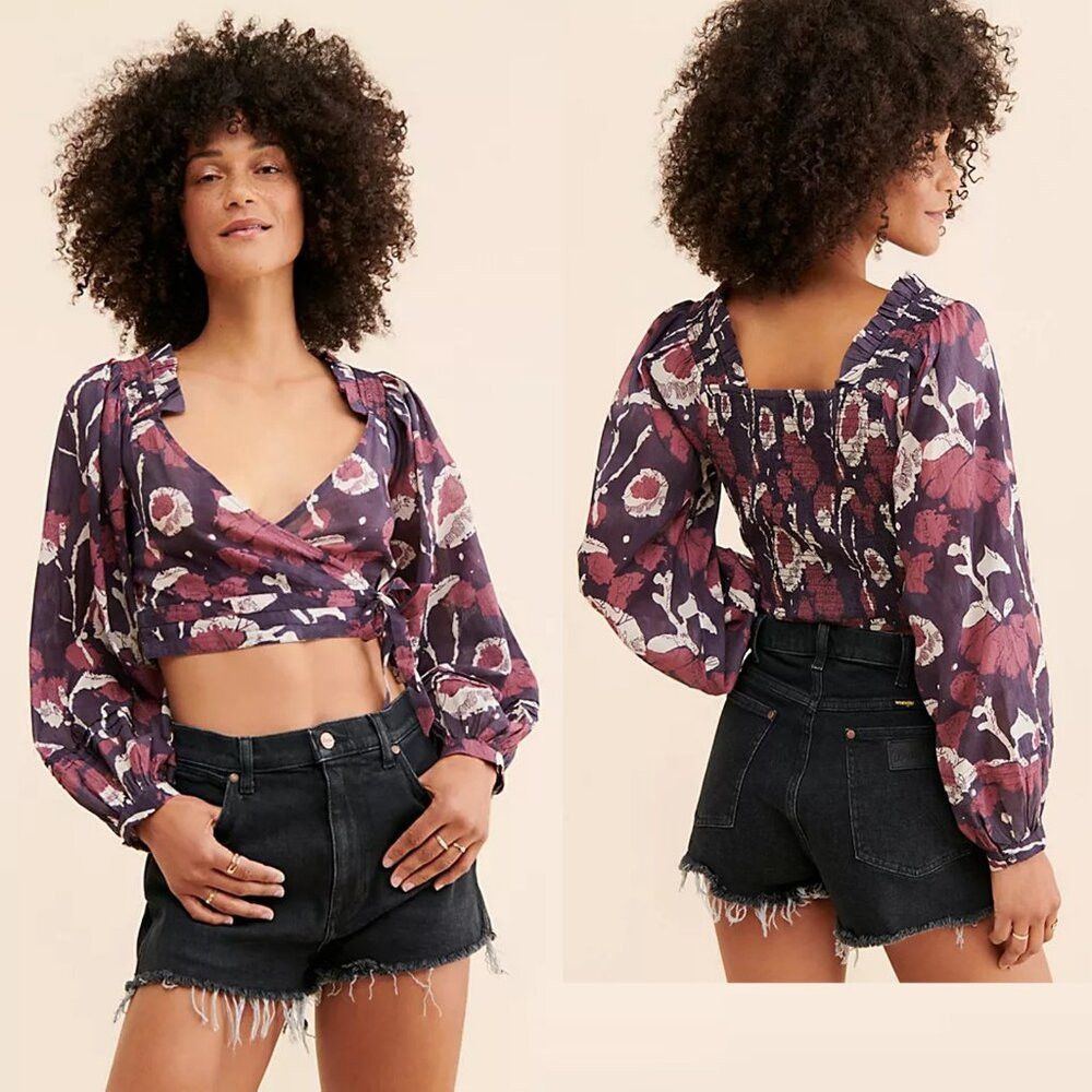 Cleobella NWT New $148 Cleobella Valencia Wrap Cotton Long Sleeve Top Size M / US 6-8 / IT 42-44 - 1 Thumbnail