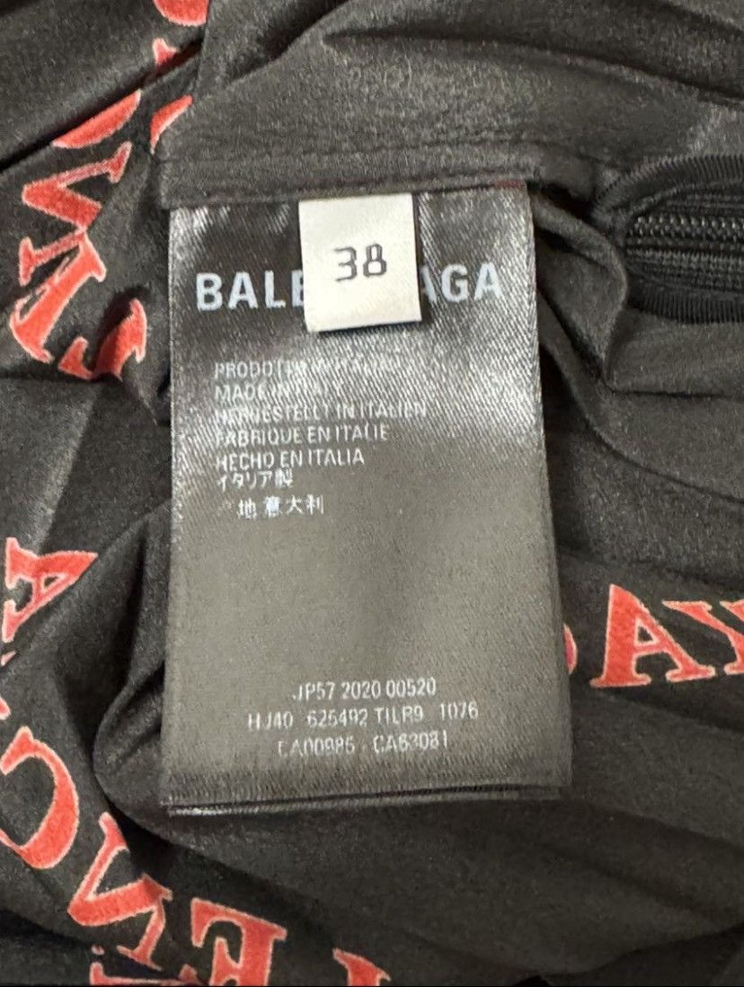 Balenciaga BALENCIAGA Logo Midi Skirt Size 26" / US 2 / IT 38 - 7 Thumbnail