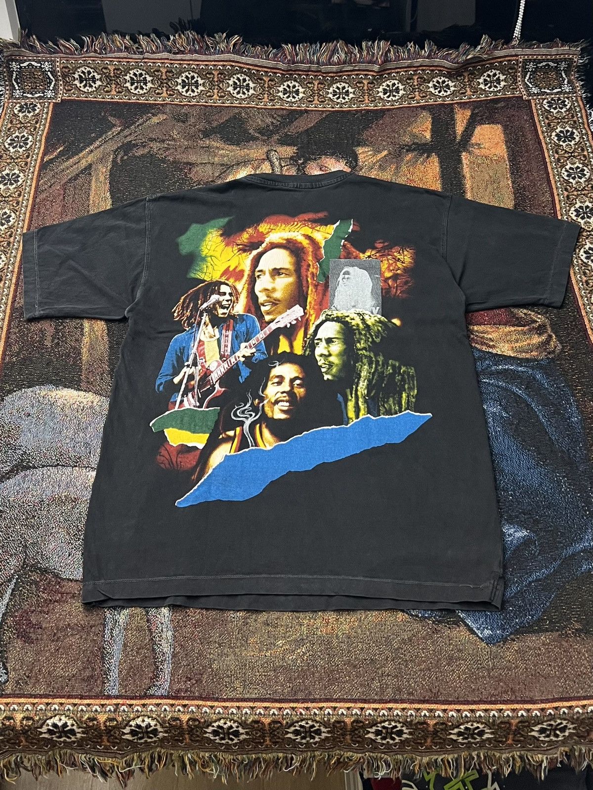 Bob Marley Vintage Bob Marley Rap Tee Style Tee Size US XL / EU 56 / 4 - 4 Thumbnail