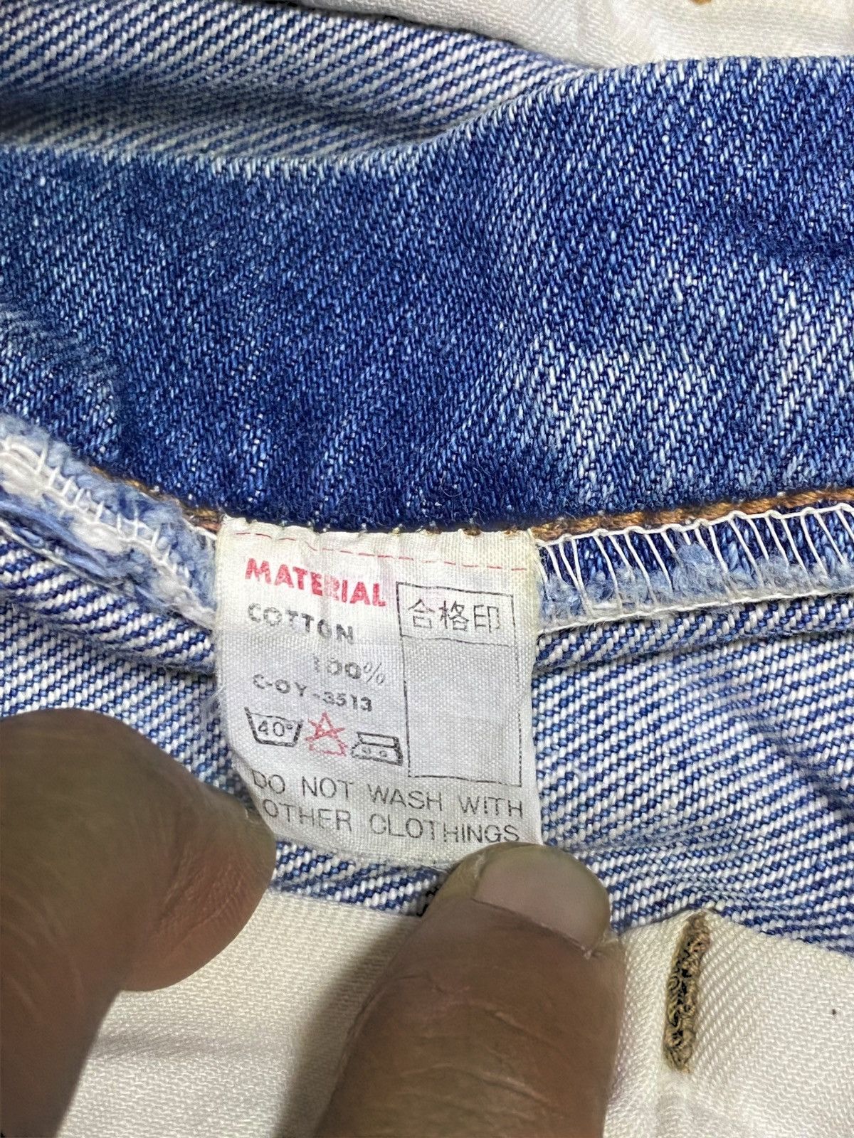 Big John Vintage Big John Mud Wash Distressed Loose Jeans Size US 29 - 18 Thumbnail