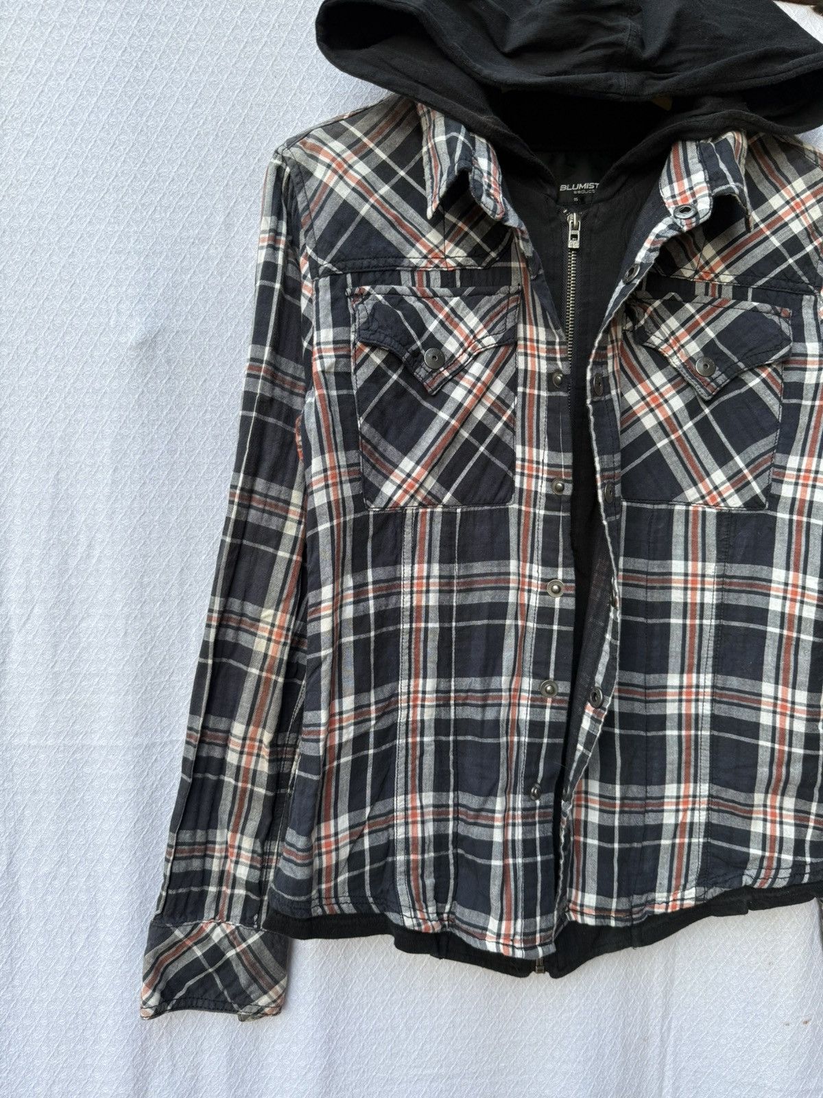 Hysteric Glamour Blumisty seduction double layers hoodie button shirt Size US S / EU 44-46 / 1 - 6 Thumbnail