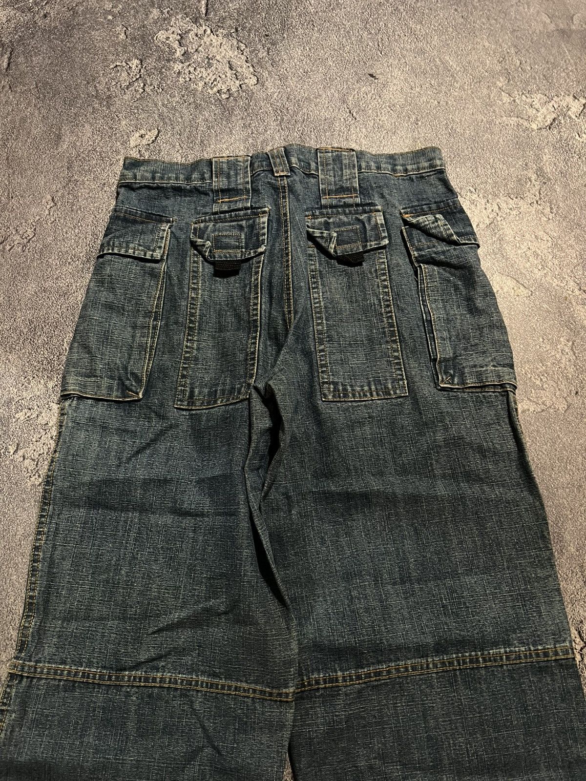 Vintage Baggy Workwear Washed Distressed Jeans / Avan Garde Y2K Size US 30 / EU 46 - 6 Thumbnail