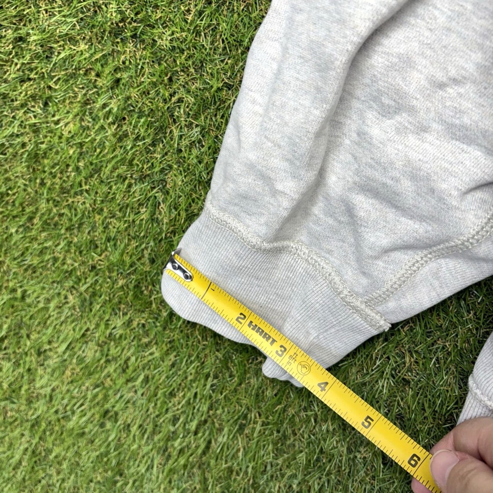 Polo Ralph Lauren VINTAGE Polo Ralph Lauren Hoodie Mens 2XL Gray Sweatshirt Zip Full Zip Crew Neck Antique 90s Logo Embroidered White Space Size US XXL / EU 58 / 5 - 3 Thumbnail