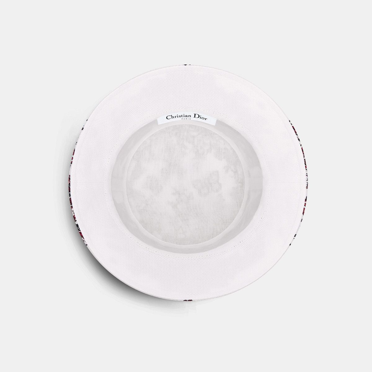 Dior o1bcso1str0226 Size:OS/Small Brim Bucket Hat in White/Red Size ONE SIZE - 4 Thumbnail