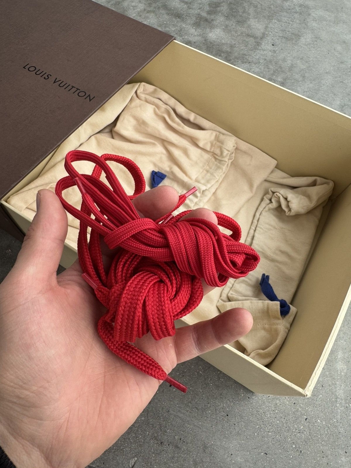 Louis Vuitton 🚀 RARE Louis Vuitton x Kanye West Don Sneakers Red Size US 10.5 / EU 43-44 - 13 Thumbnail