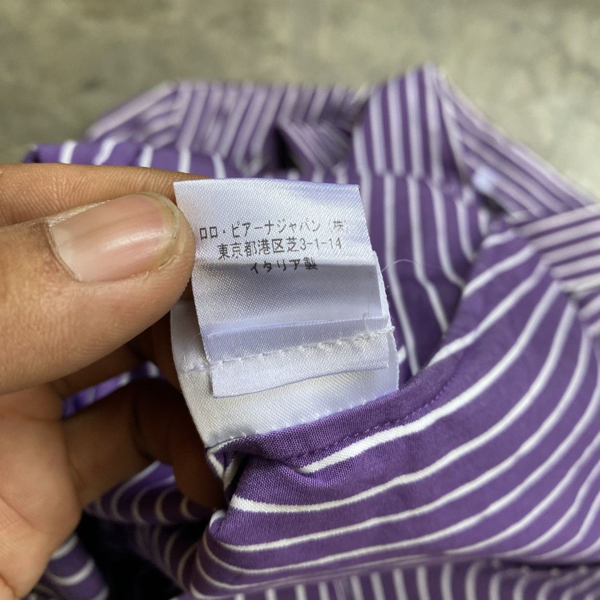 Loro Piana Loro Piana Stripe Purpel Button Ups Shirt Size S / US 4 / IT 40 - 11 Thumbnail