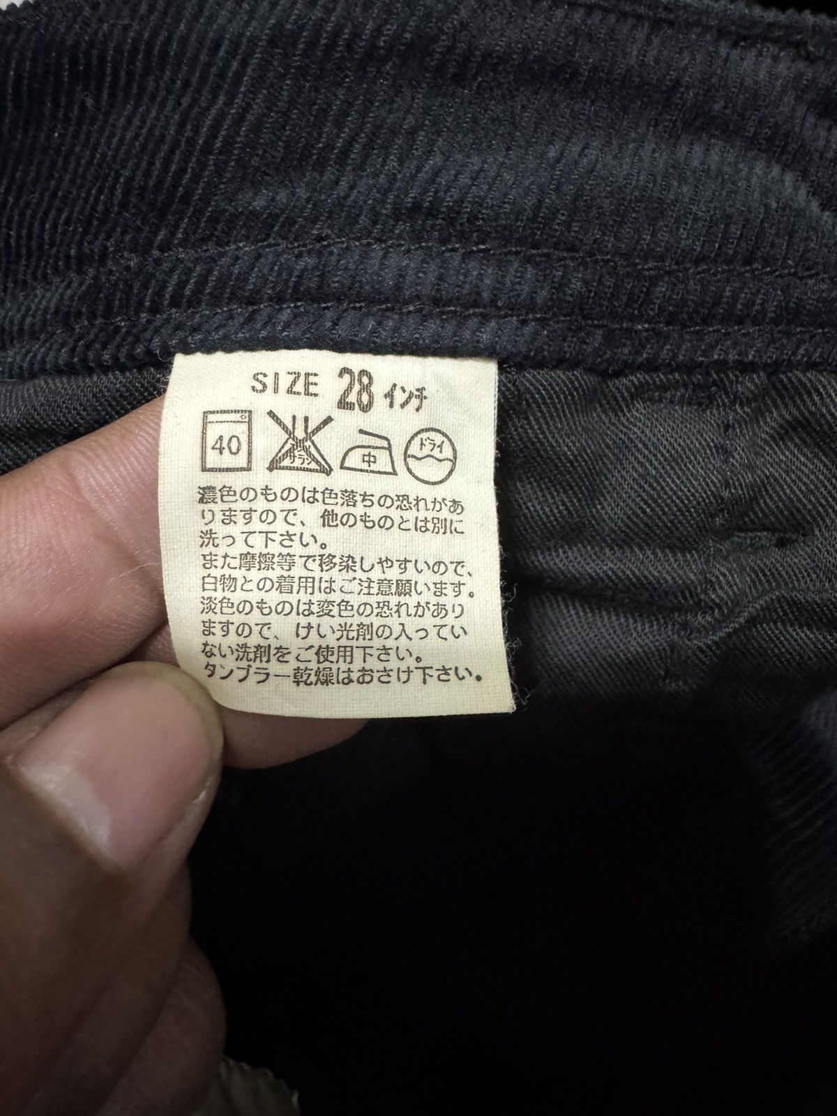 If Six Was Nine × Levi's Levi’s Corduroy Black Stylish body Jeans Flare bell bottom Size 28" / US 6 / IT 42 - 6 Thumbnail
