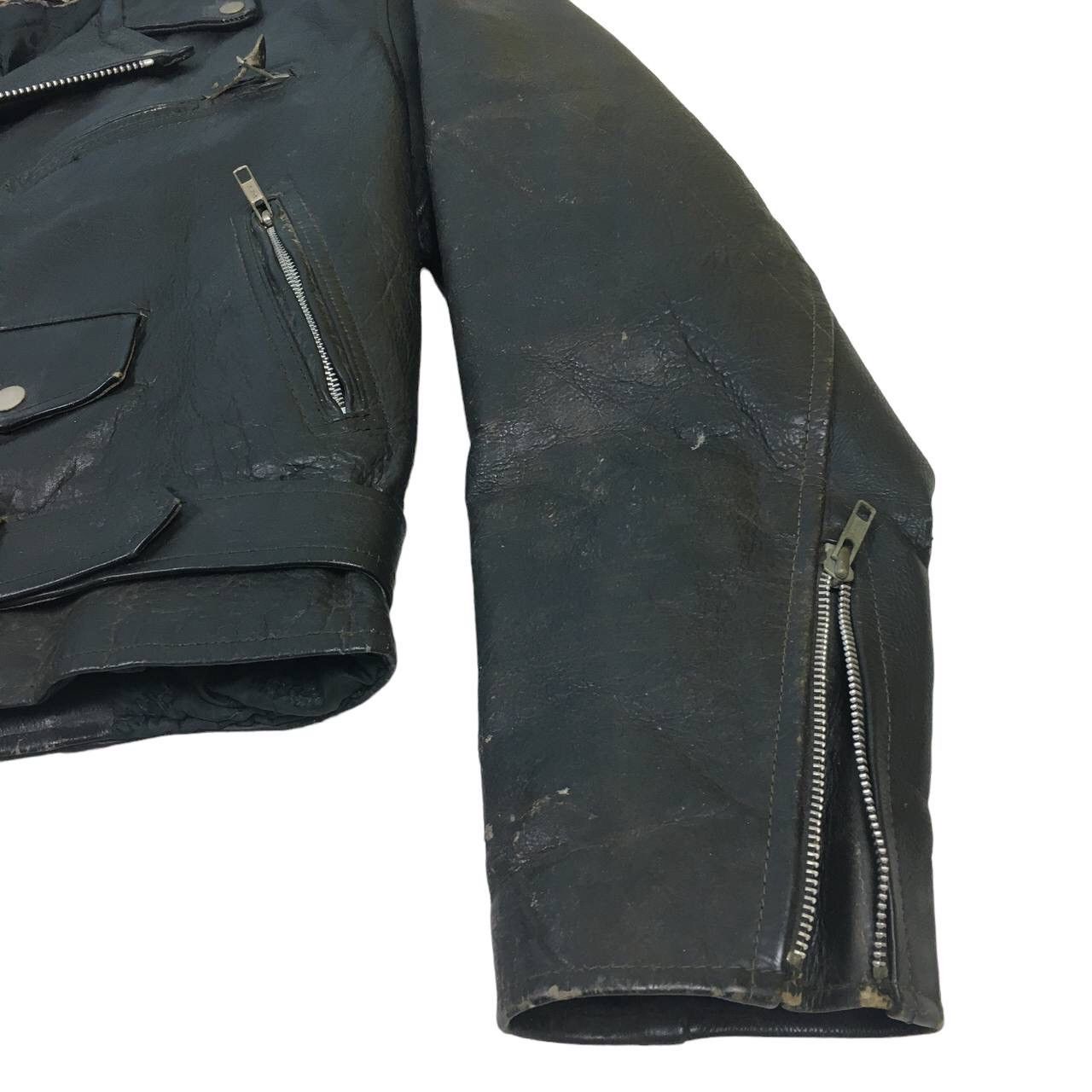 Genuine Leather Akaso Division Harley Davidson Printed Leather Biker Jacket Size US M / EU 48-50 / 2 - 5 Thumbnail