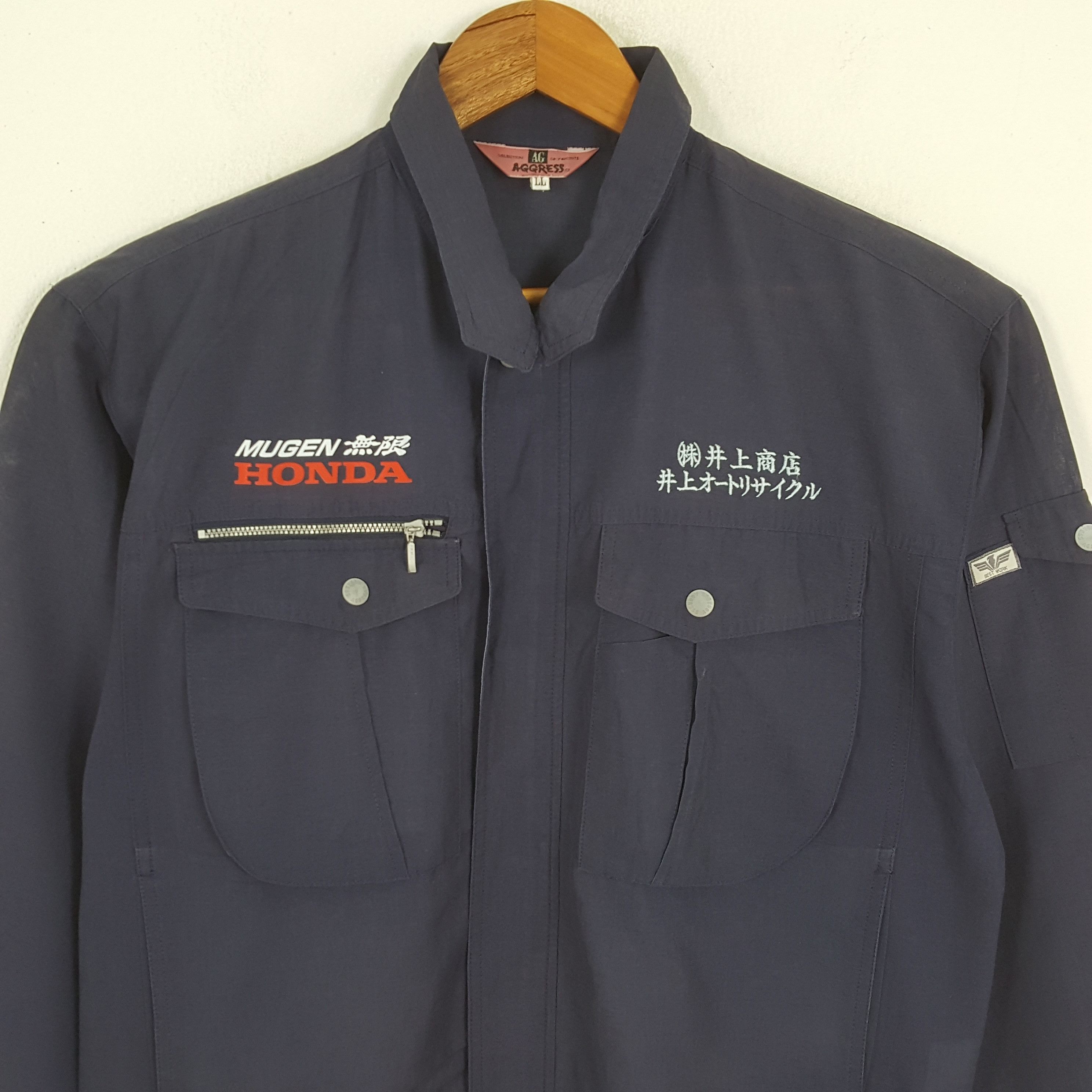 Honda × Vintage Vintage MUGEN HONDA Japanese Racing Team Custom Jacket Size US L / EU 52-54 / 3 - 4 Thumbnail
