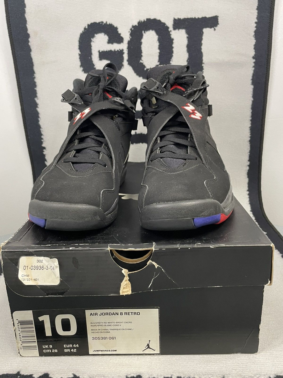 Jordan Brand Air Jordan 8 Retro “Playoffs” (2013) – Men’s Size 10 Size US 10 / EU 43 - 7 Thumbnail
