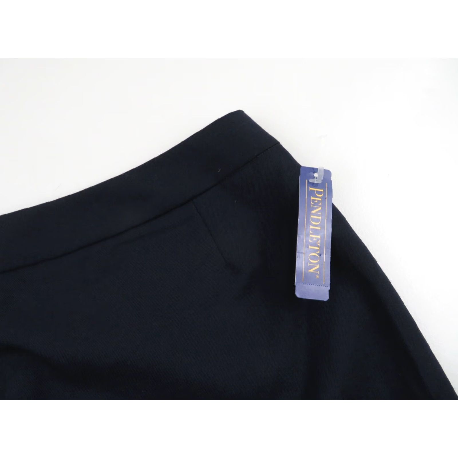 Pendleton VINTAGE Pendleton Wool Pencil Skirt USA Made 100% Virgin Wool Navy Blue Size 4P Women Knee Length NWT Demanded Keywords Size 27" / US 4 / IT 40 - 2 Thumbnail