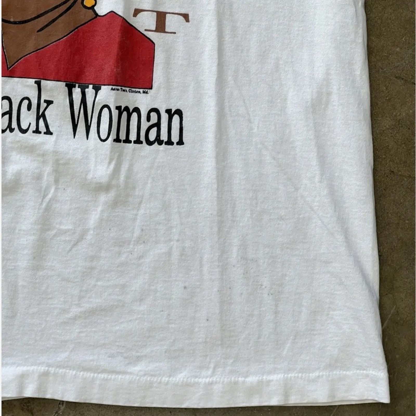 Vintage Rare 90s Vintage Black History Respect Women Graphic T-Shirt Size S / US 4 / IT 40 - 10 Thumbnail