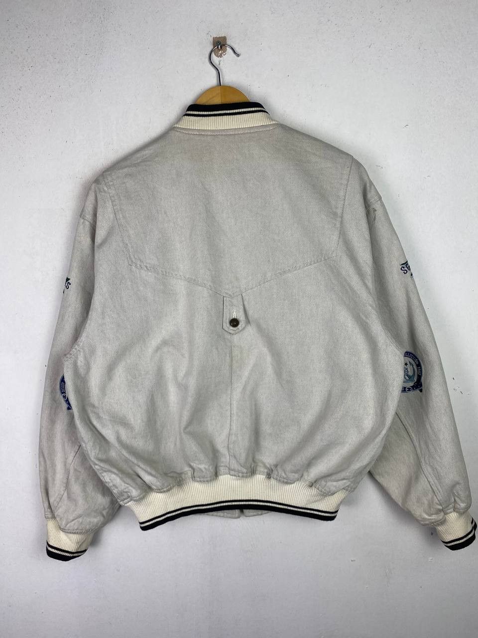 Japanese Brand vintage japanese brands denim bomber jacket nice design Size US M / EU 48-50 / 2 - 14 Thumbnail