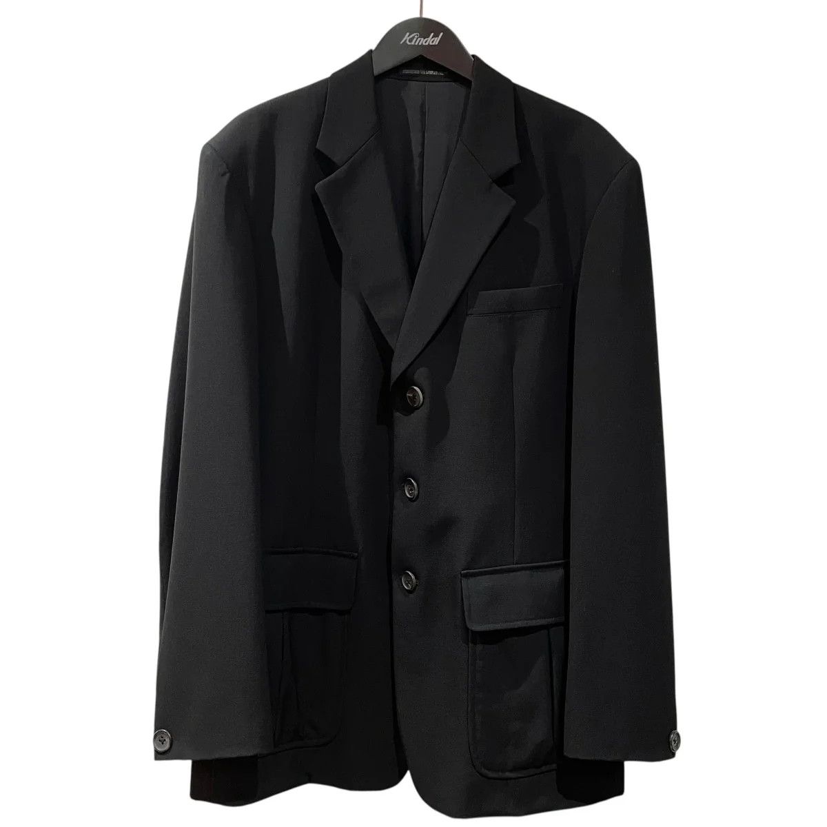 Yohji Yamamoto Yohji Yamamoto pour homme/Round Letter 80s Tailored Jacket Size US M / EU 48-50 / 2 - 1 Thumbnail
