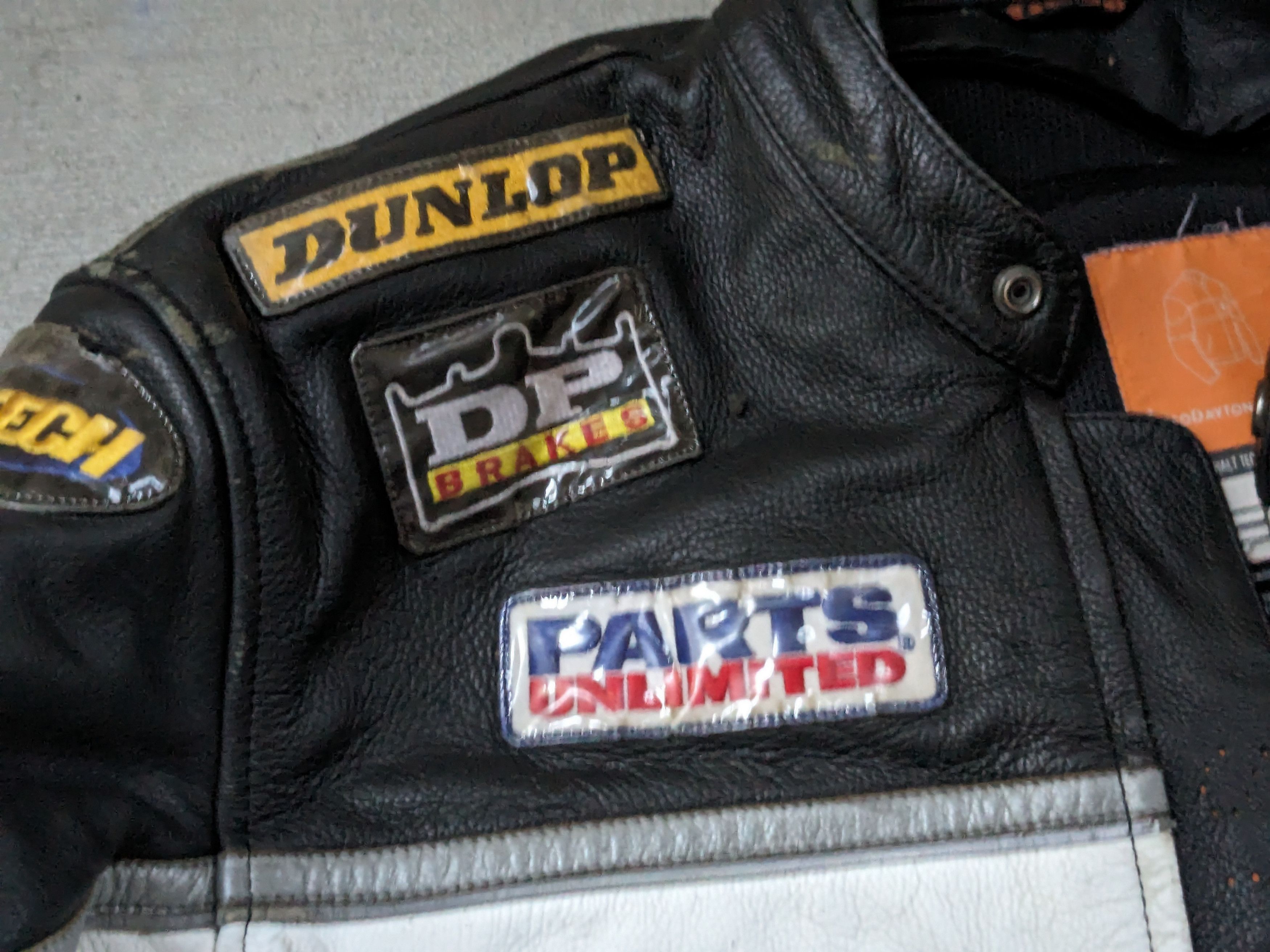 Genuine Leather Vintage Motorcycle Leather Biker Jacket Black White Y2K Size US L / EU 52-54 / 3 - 8 Thumbnail