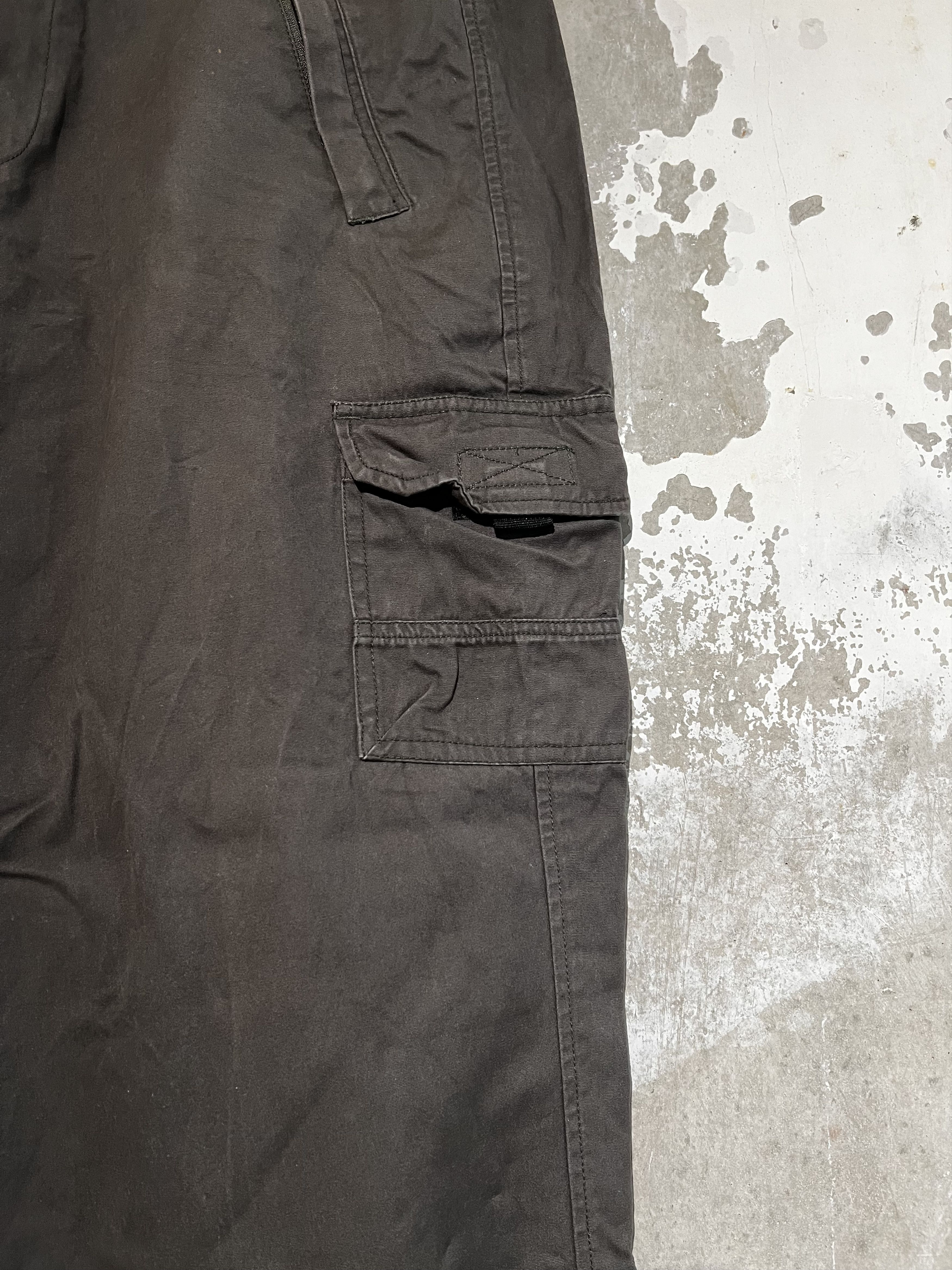 Vintage Vintage Cargo Pants Hunter Green Size US 31 - 3 Thumbnail