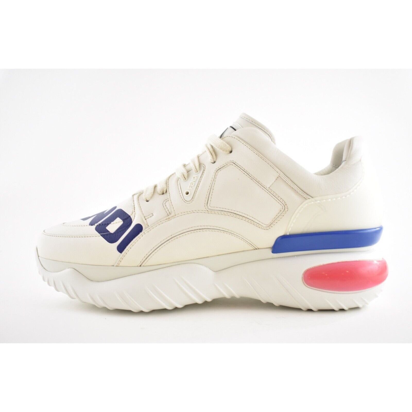 Fendi Fendi Mens Chunky Mania Logo White Platform Size US 10.5 / EU 43-44 - 8 Thumbnail