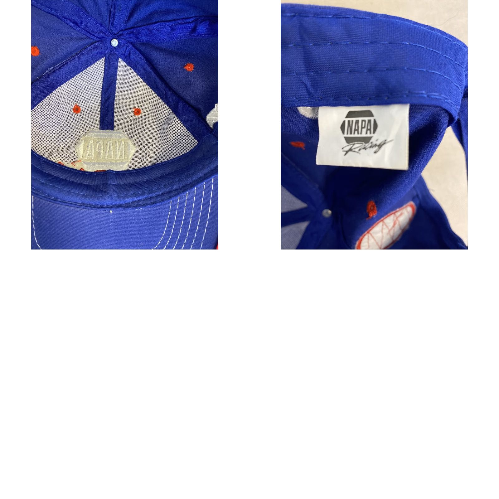 Vintage NAPA Racing Hat Cap Chase Elliott #24 Ron Capps 28 Intrepid Fallen Heroes/265 Men Adjustable Blue Cotton Canvas Baseball Cap Nascar Hats Size ONE SIZE - 8 Thumbnail