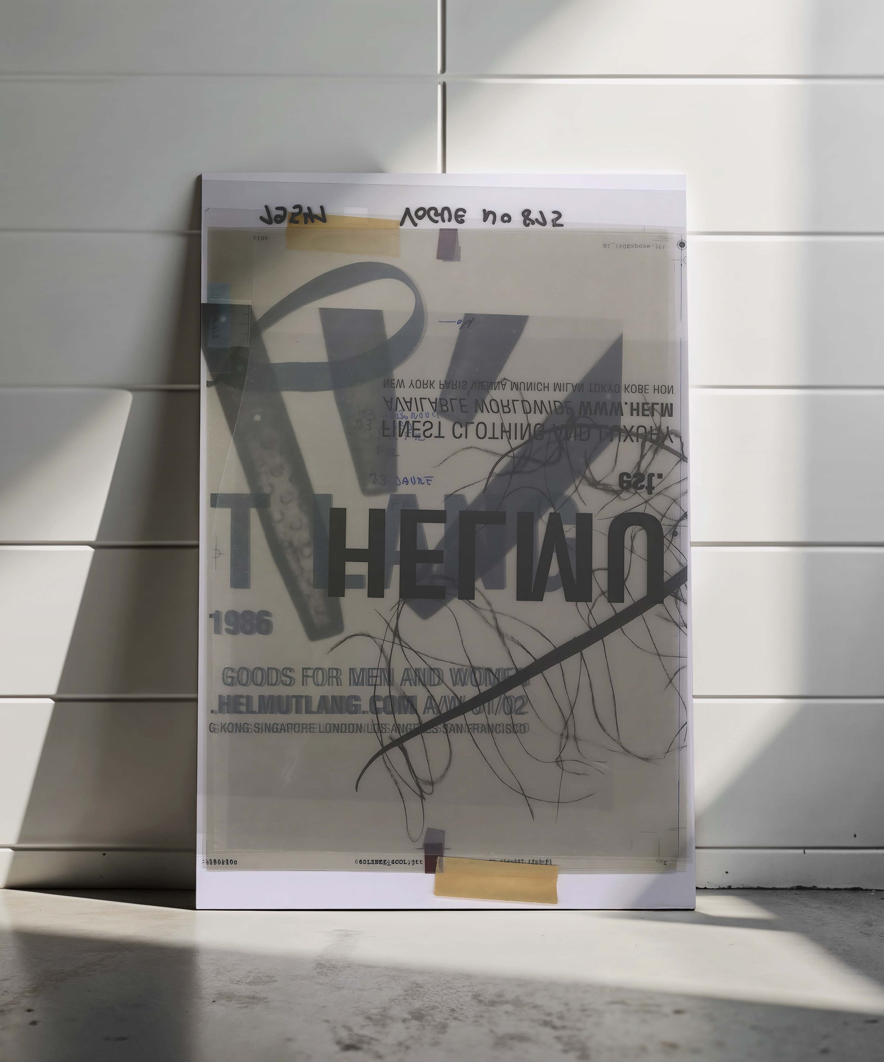 Helmut Lang 90s Helmut Lang Poster Gift Vintage Archive Lookbook Logo Size ONE SIZE - 4 Thumbnail
