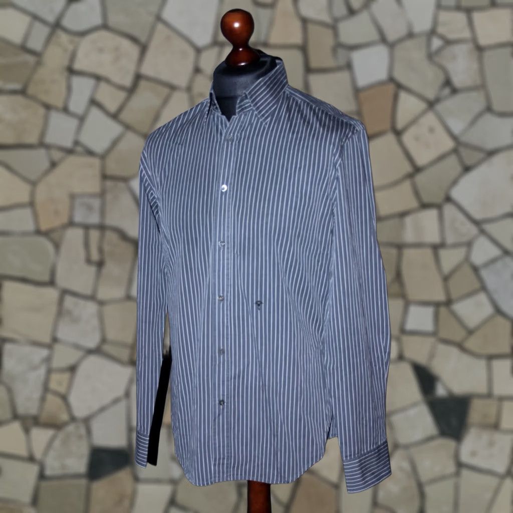 Vintage JOOP! mens shirt Blue Size 40/15 3/4 Business-Regular Collar Regular Fit Button Cuff Size 40R - 1 Thumbnail