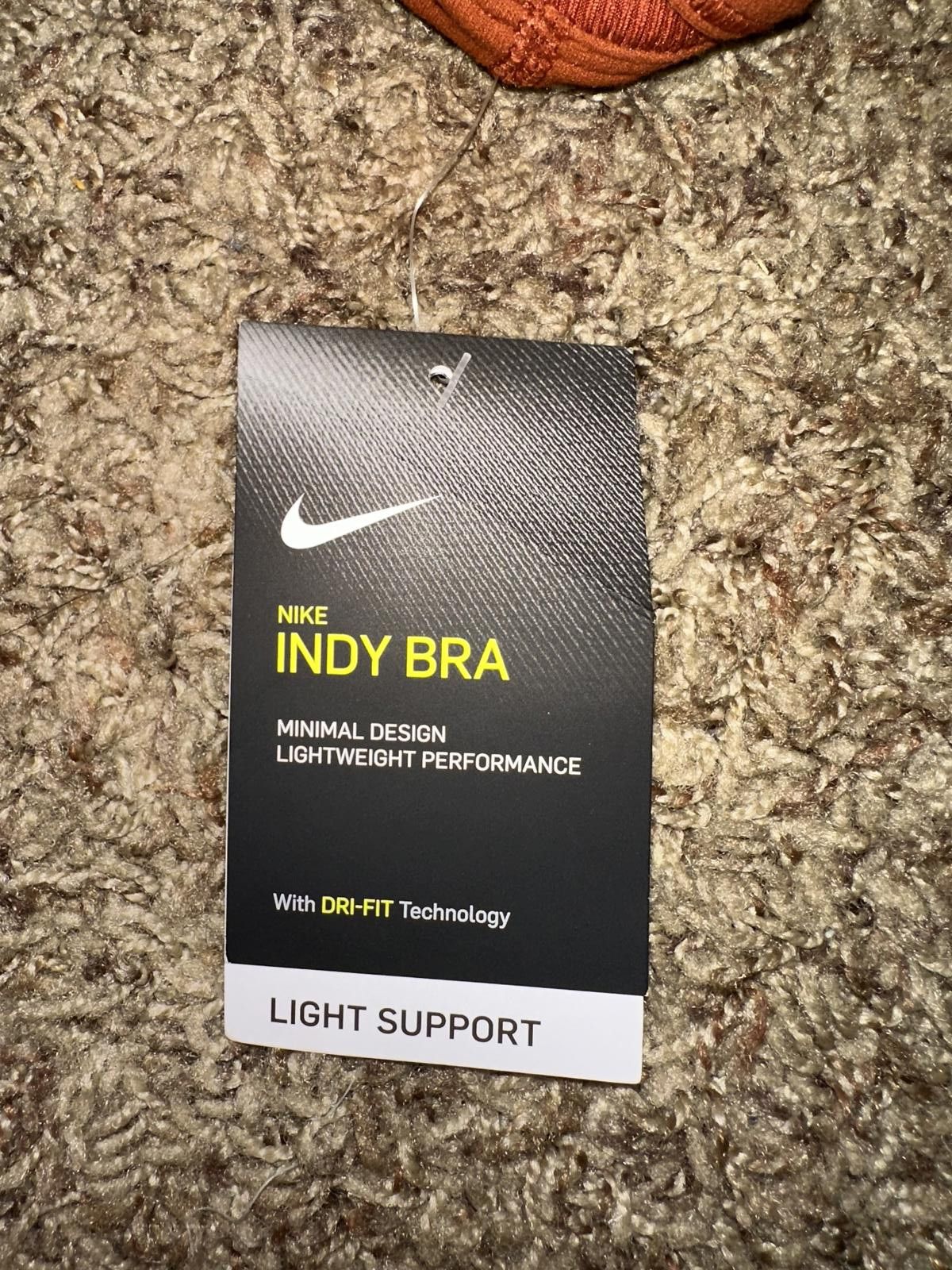 Nike Nike Women’s Yoga Layered Indy Light Support Sports Bra Size ONE SIZE - 10 Thumbnail