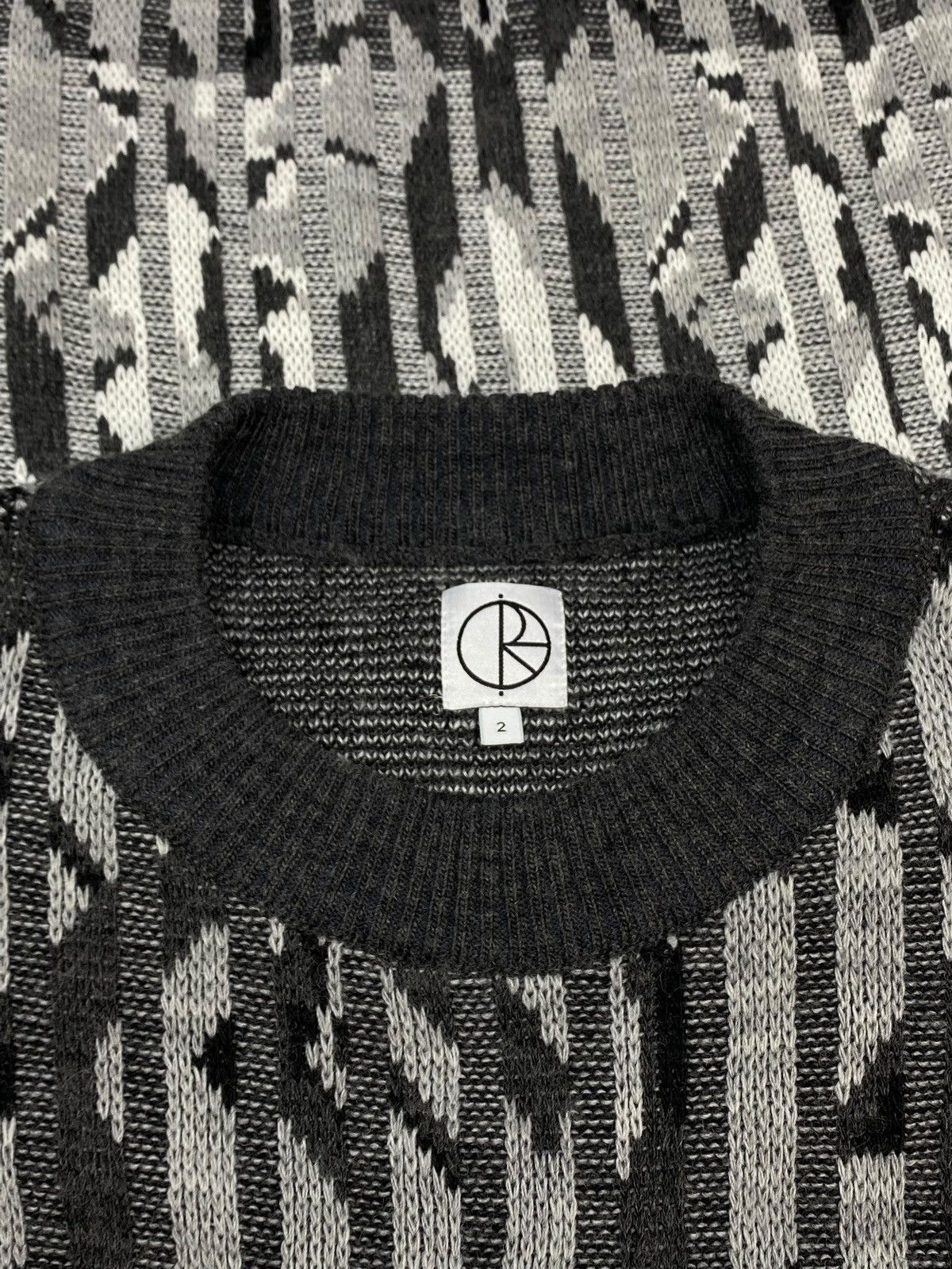 Polar Skate Co. Polar Skate Paul Knit Sweater Grey Size US S / EU 44-46 / 1 - 8 Thumbnail