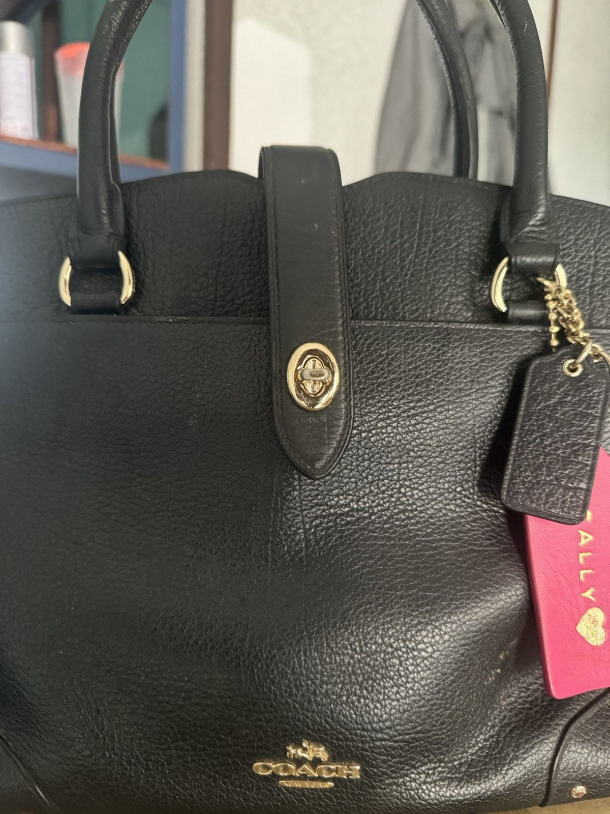Coach × Designer Coach HandBag Full Leather Size ONE SIZE - 9 Thumbnail