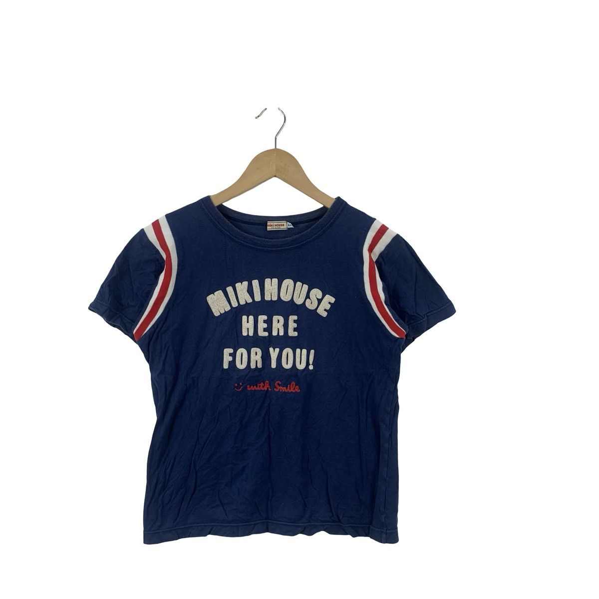 Vintage Vintage MIKI HOUSE KIDS Here For You Logo Print Retro Style Size US M / EU 48-50 / 2 - 3 Thumbnail