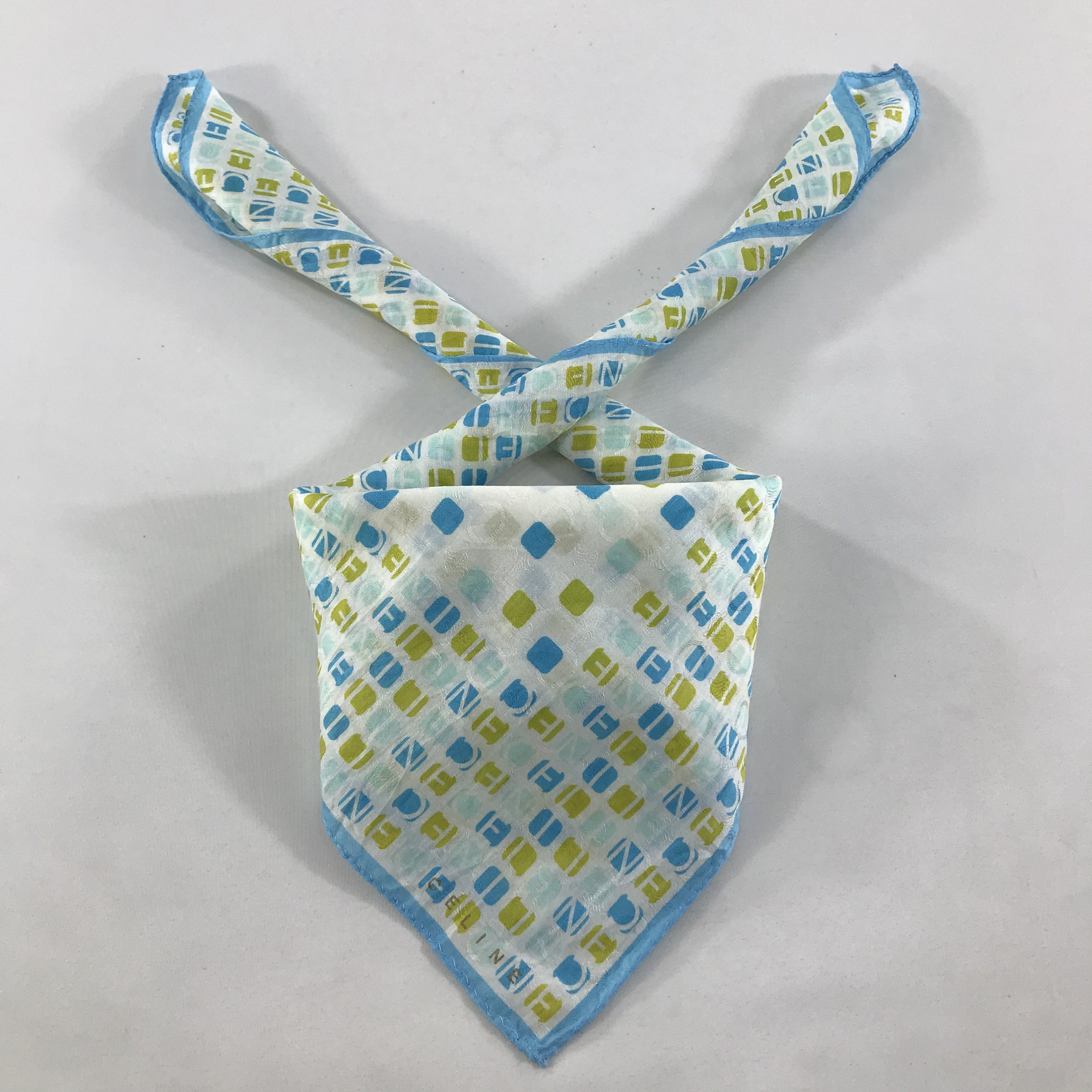 Celine × Vintage Celine Bandana / Handkerchief / Neckerchief - S1401 Size ONE SIZE - 3 Thumbnail
