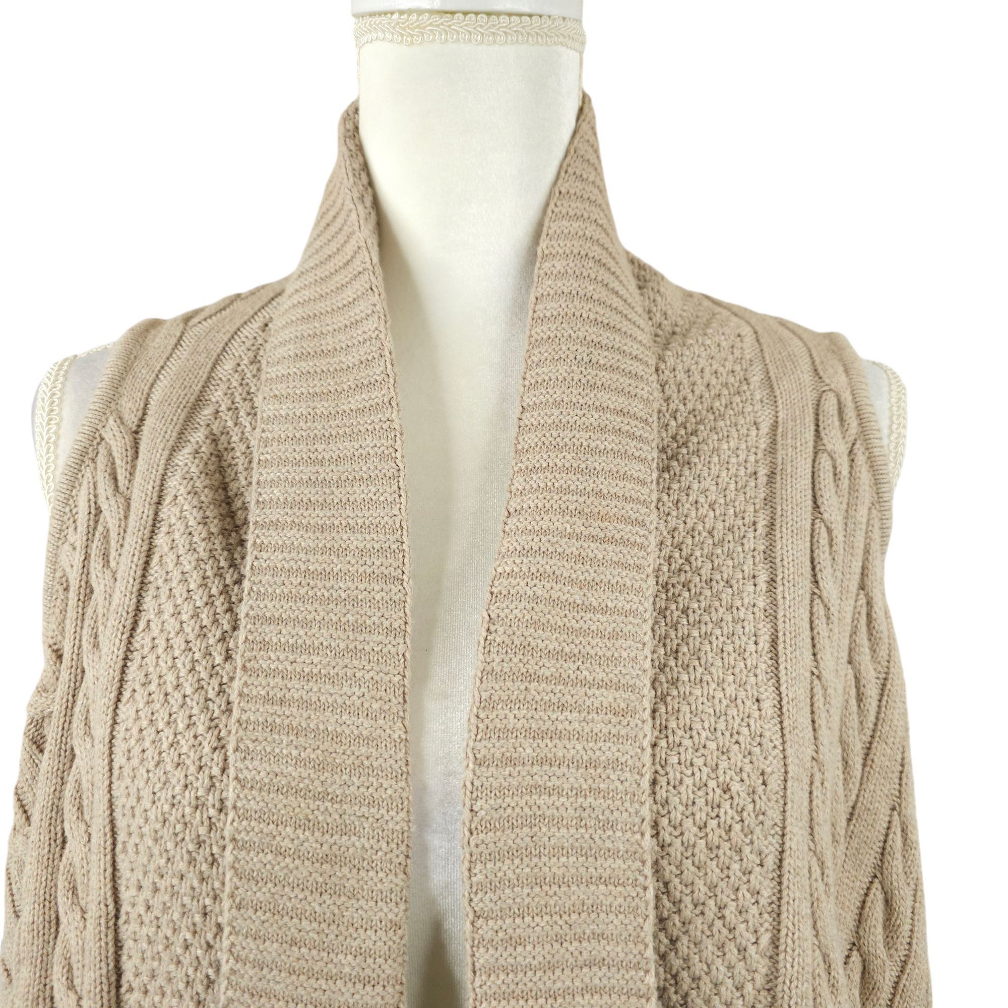 Other Matilda Jane Open Front Cardigan Cape Womens S Cable Knit Size S / US 4 / IT 40 - 13 Thumbnail